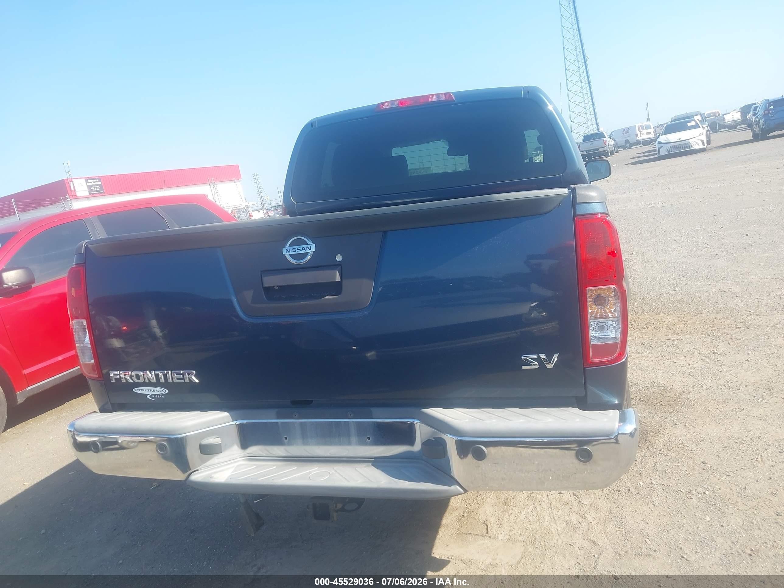 2013 Nissan Frontier Sv Turquoise vin: 1N6AD0ER4DN753438
