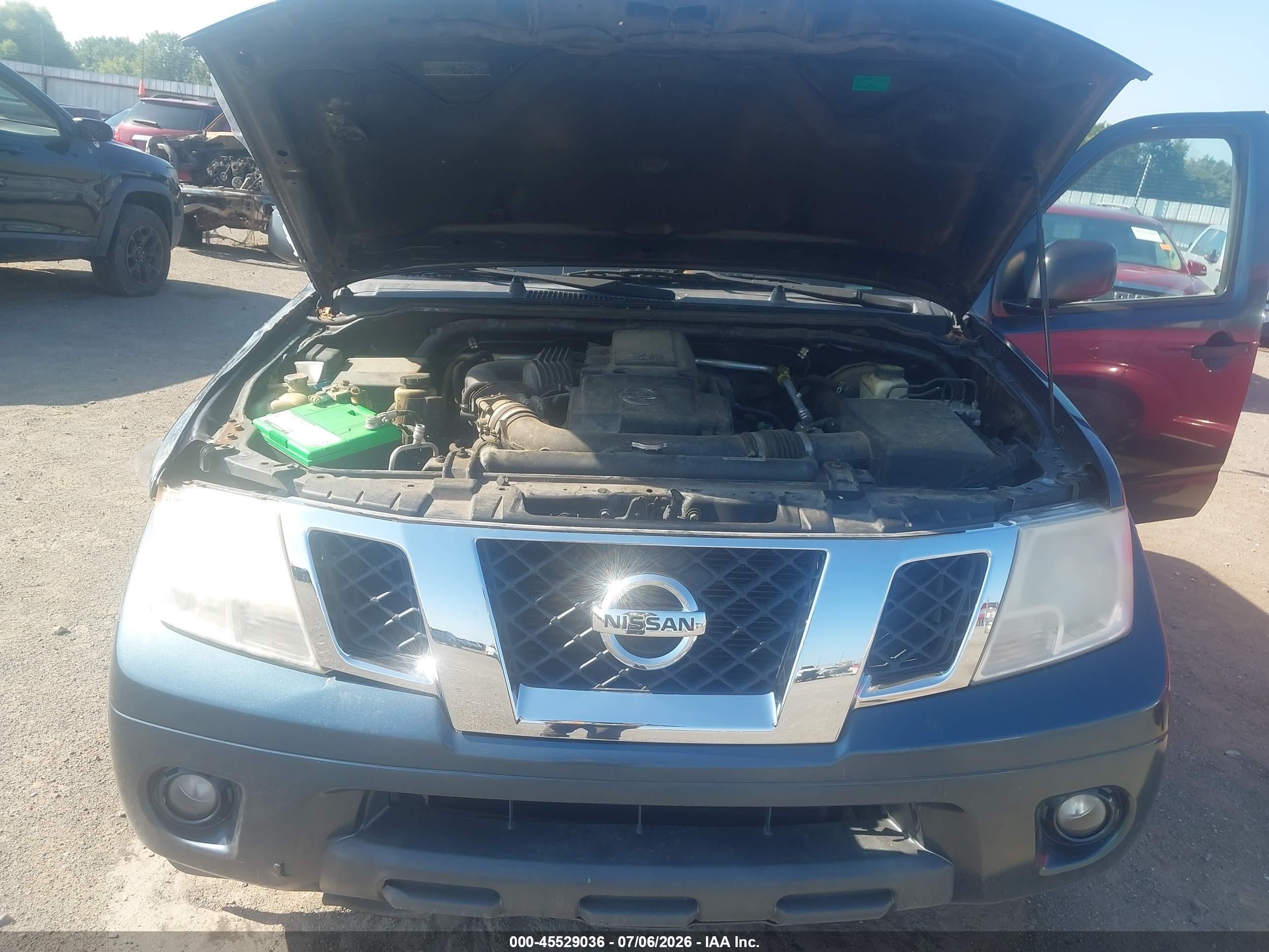 2013 Nissan Frontier Sv Turquoise vin: 1N6AD0ER4DN753438