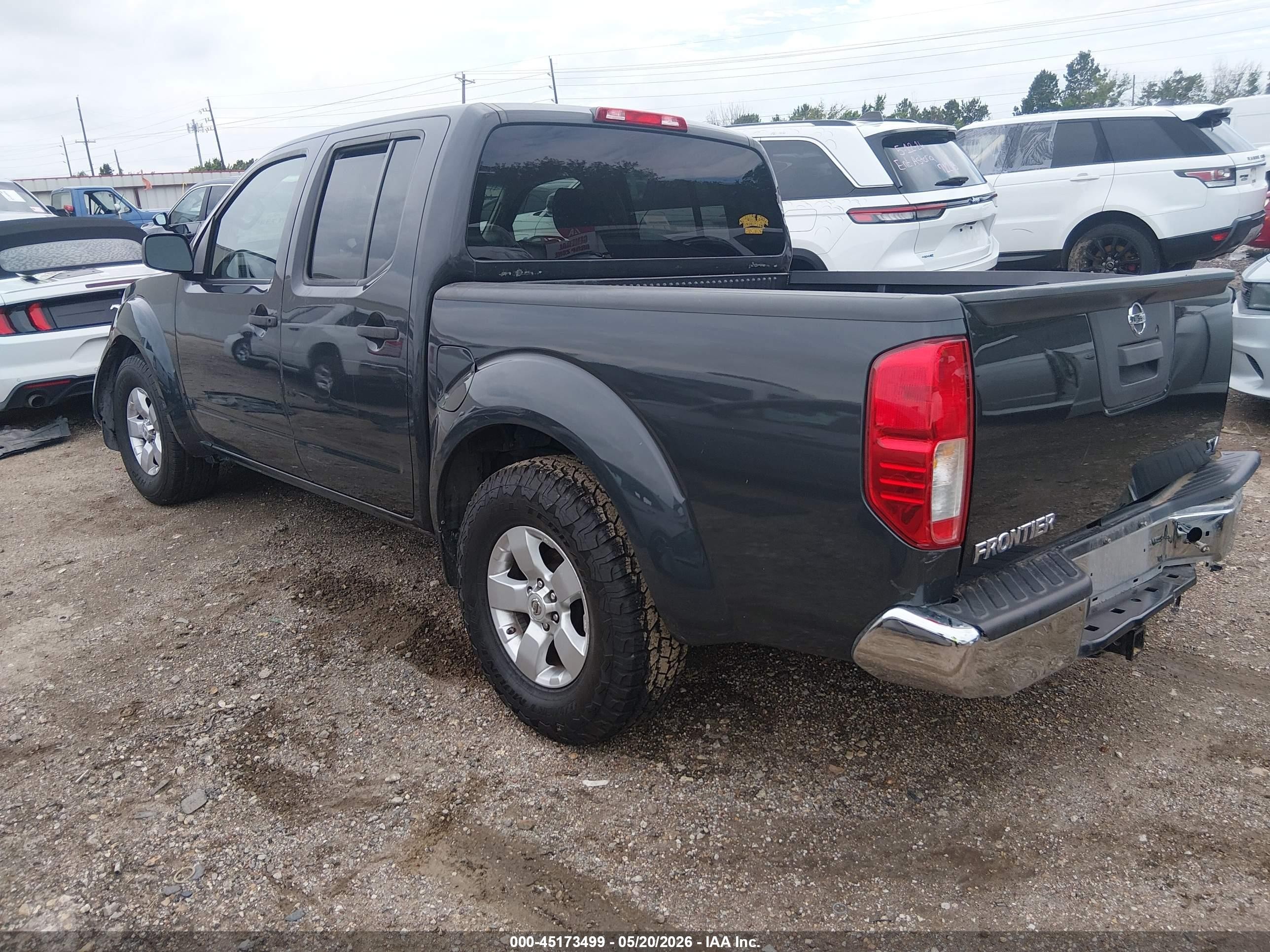 2013 Nissan Frontier Sv Gray vin: 1N6AD0ER4DN759627