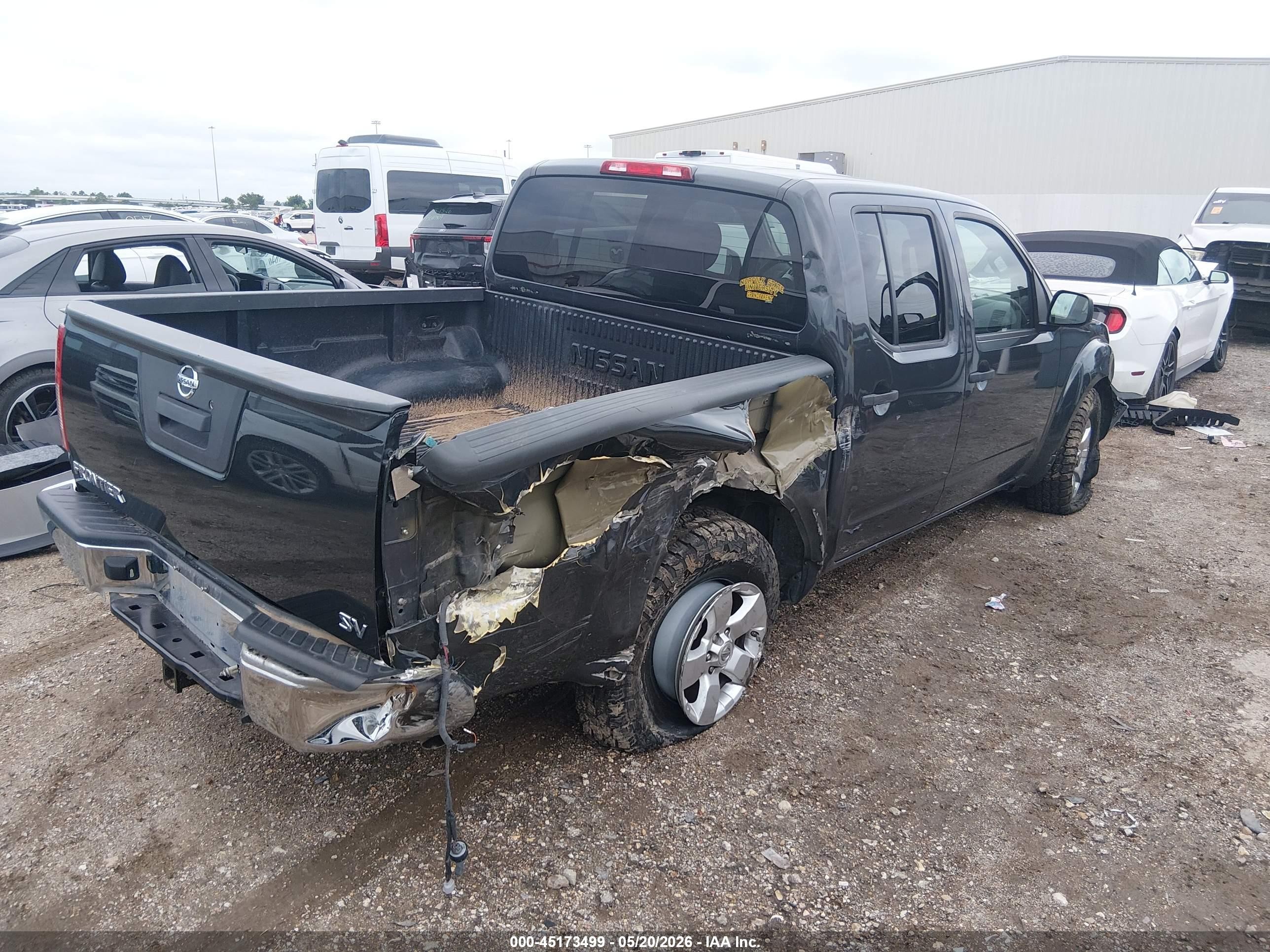 2013 Nissan Frontier Sv Gray vin: 1N6AD0ER4DN759627