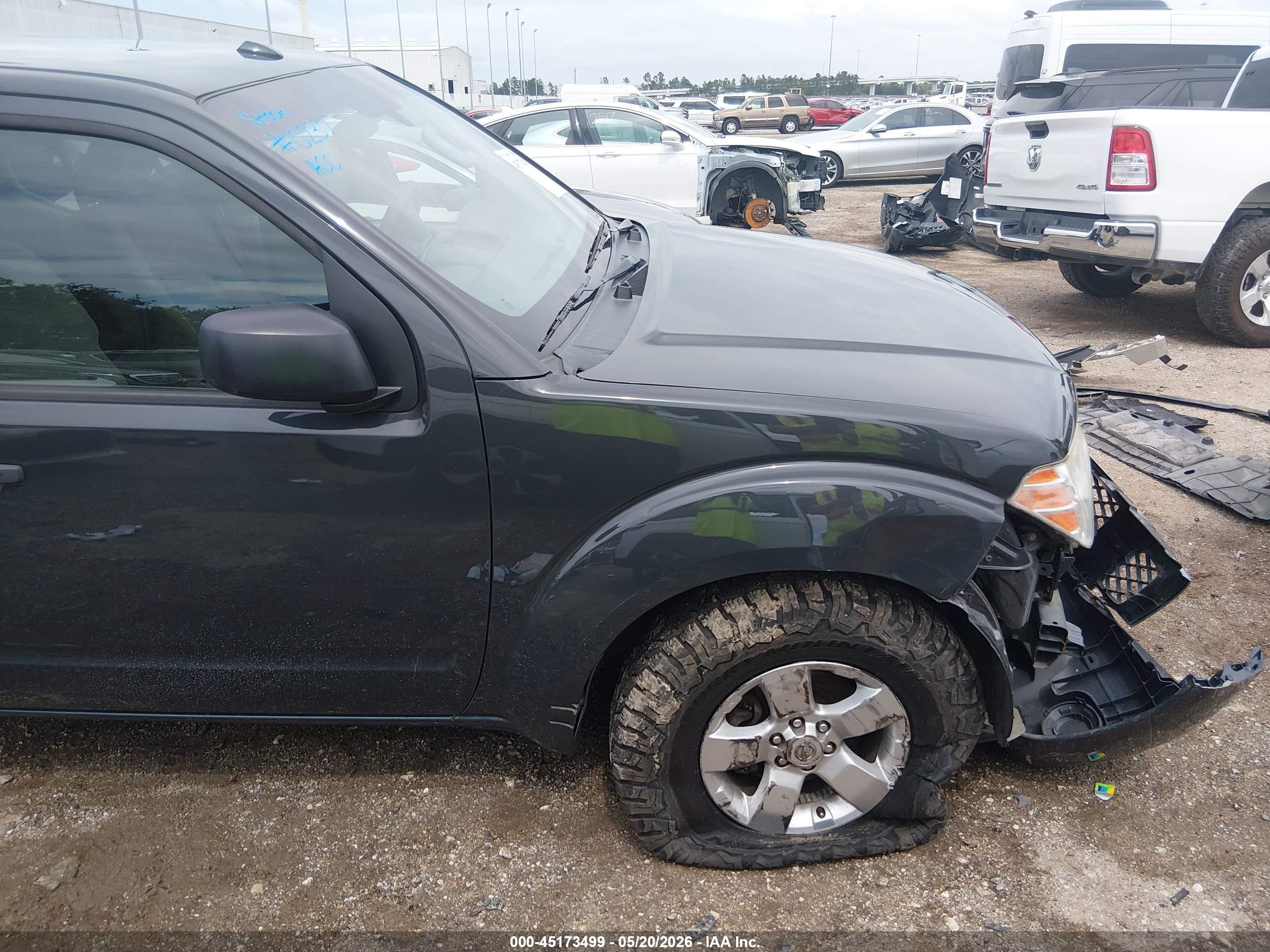 2013 Nissan Frontier Sv Gray vin: 1N6AD0ER4DN759627