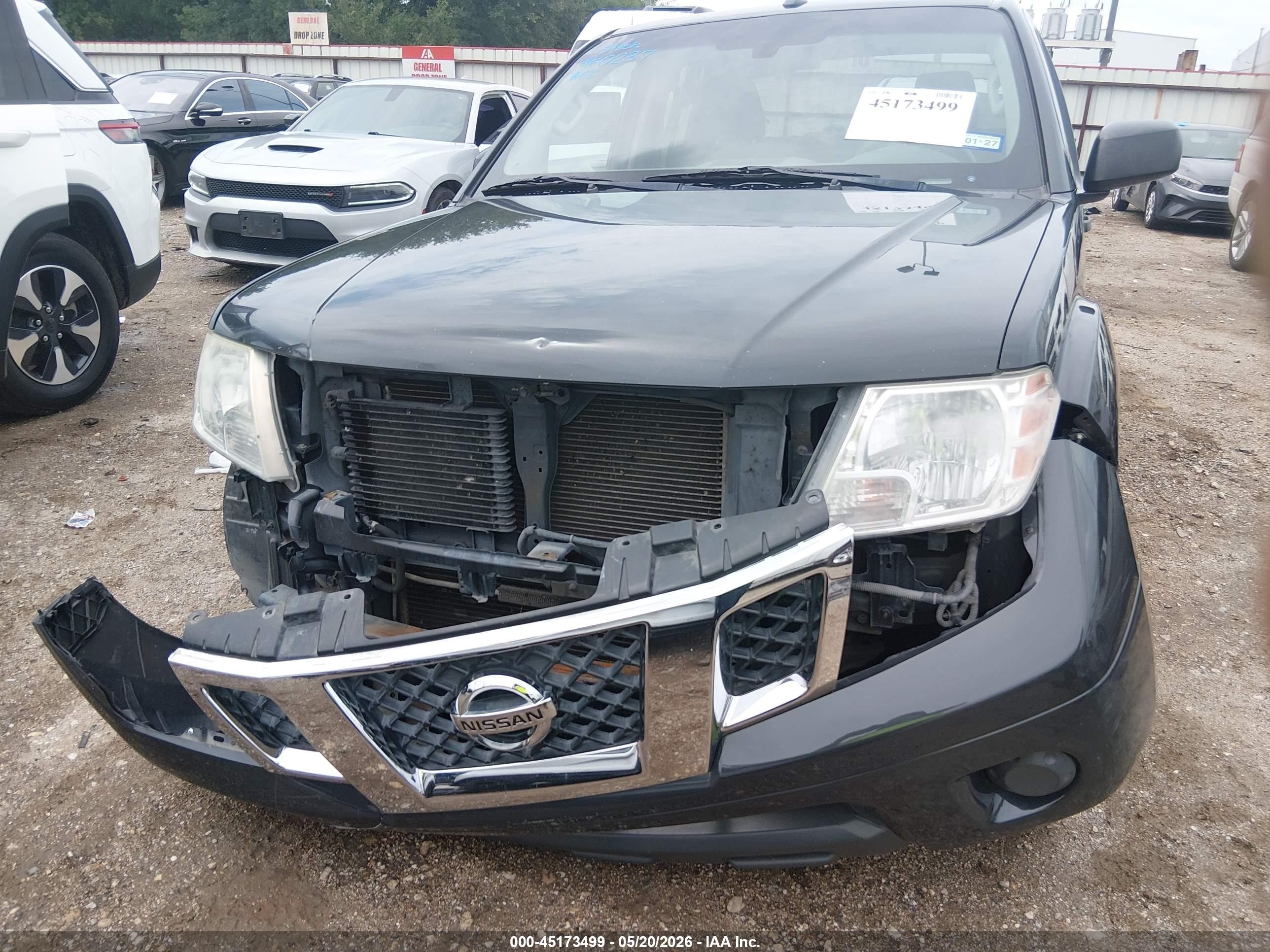 2013 Nissan Frontier Sv Gray vin: 1N6AD0ER4DN759627