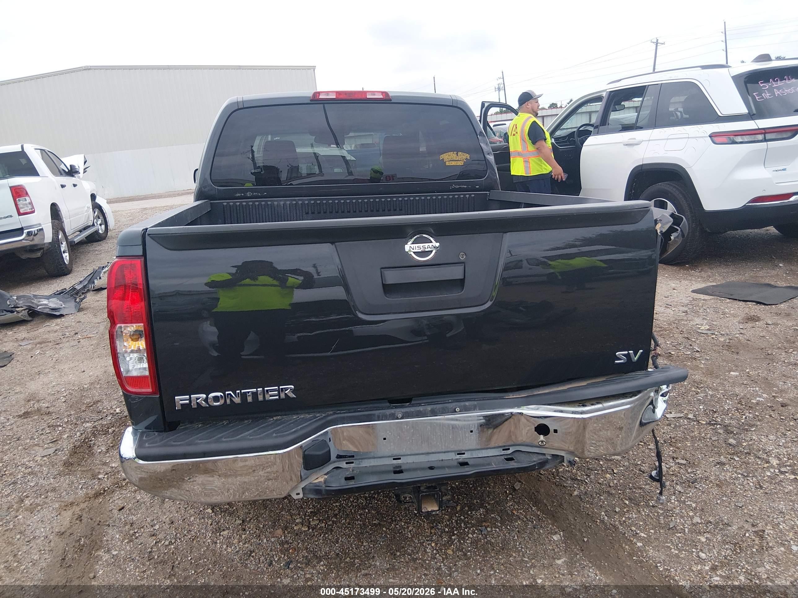 2013 Nissan Frontier Sv Gray vin: 1N6AD0ER4DN759627