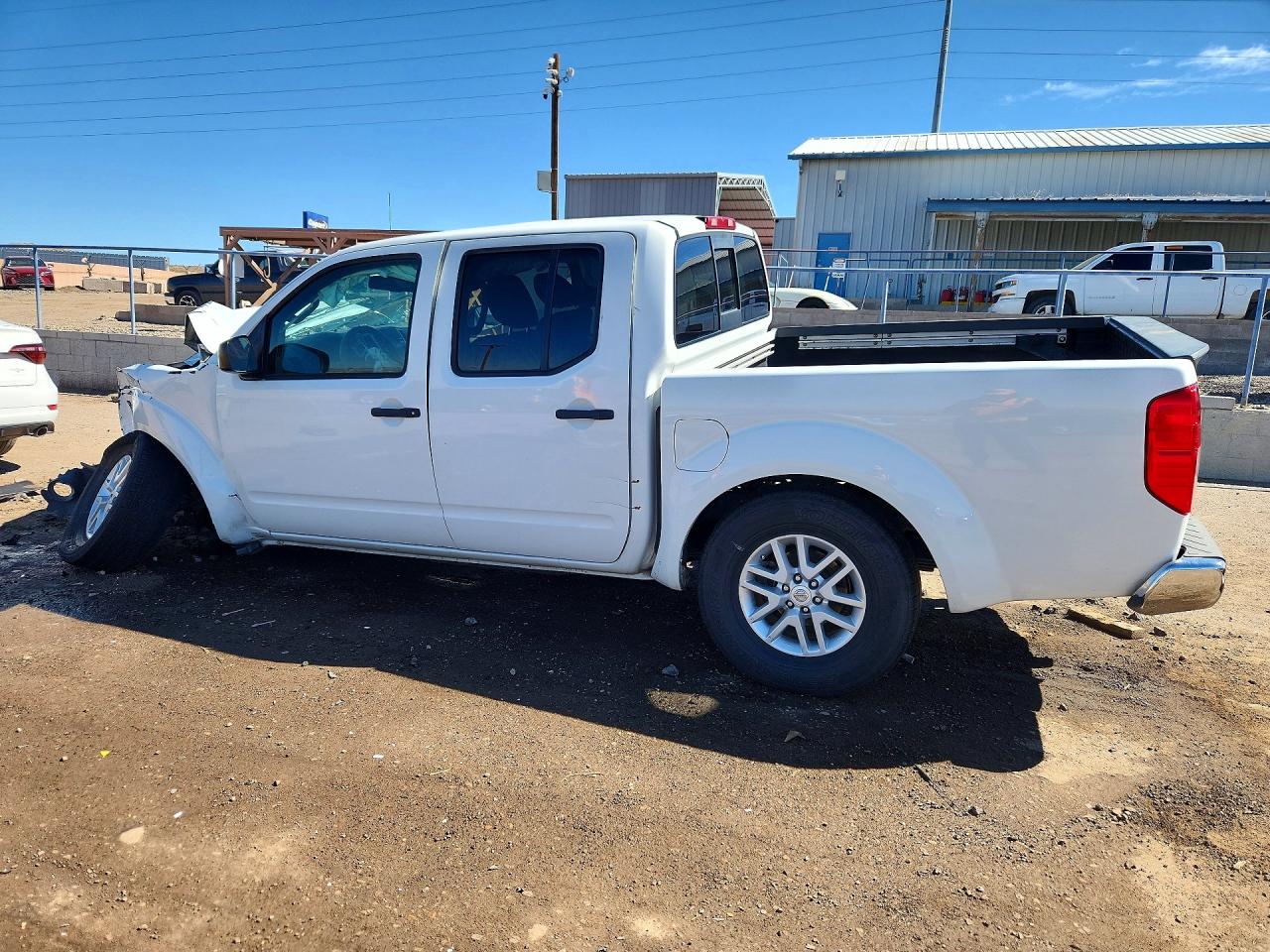 2014 Nissan Frontier S White vin: 1N6AD0ER4EN736205