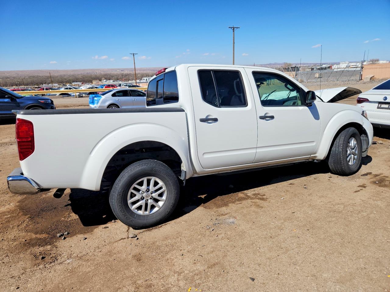 2014 Nissan Frontier S White vin: 1N6AD0ER4EN736205