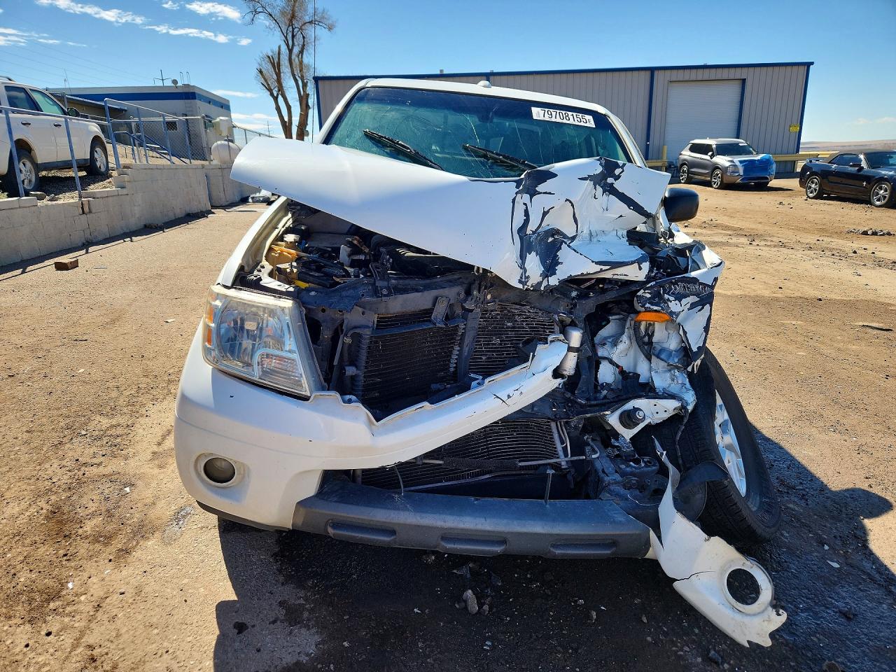 2014 Nissan Frontier S White vin: 1N6AD0ER4EN736205