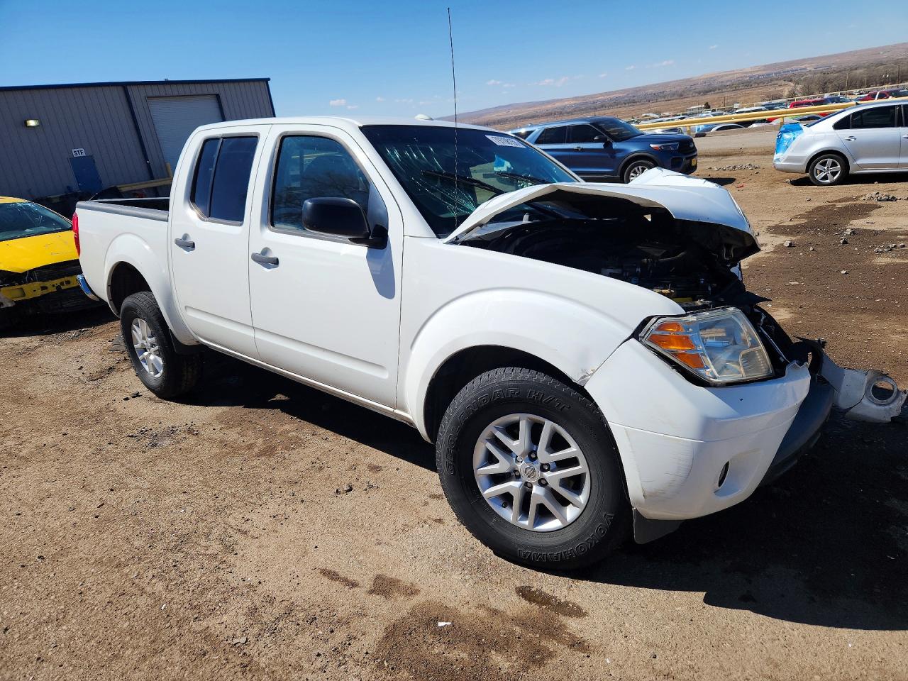 2014 Nissan Frontier S White vin: 1N6AD0ER4EN736205