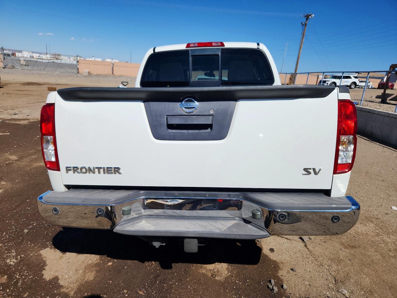 2014 Nissan Frontier S White vin: 1N6AD0ER4EN736205