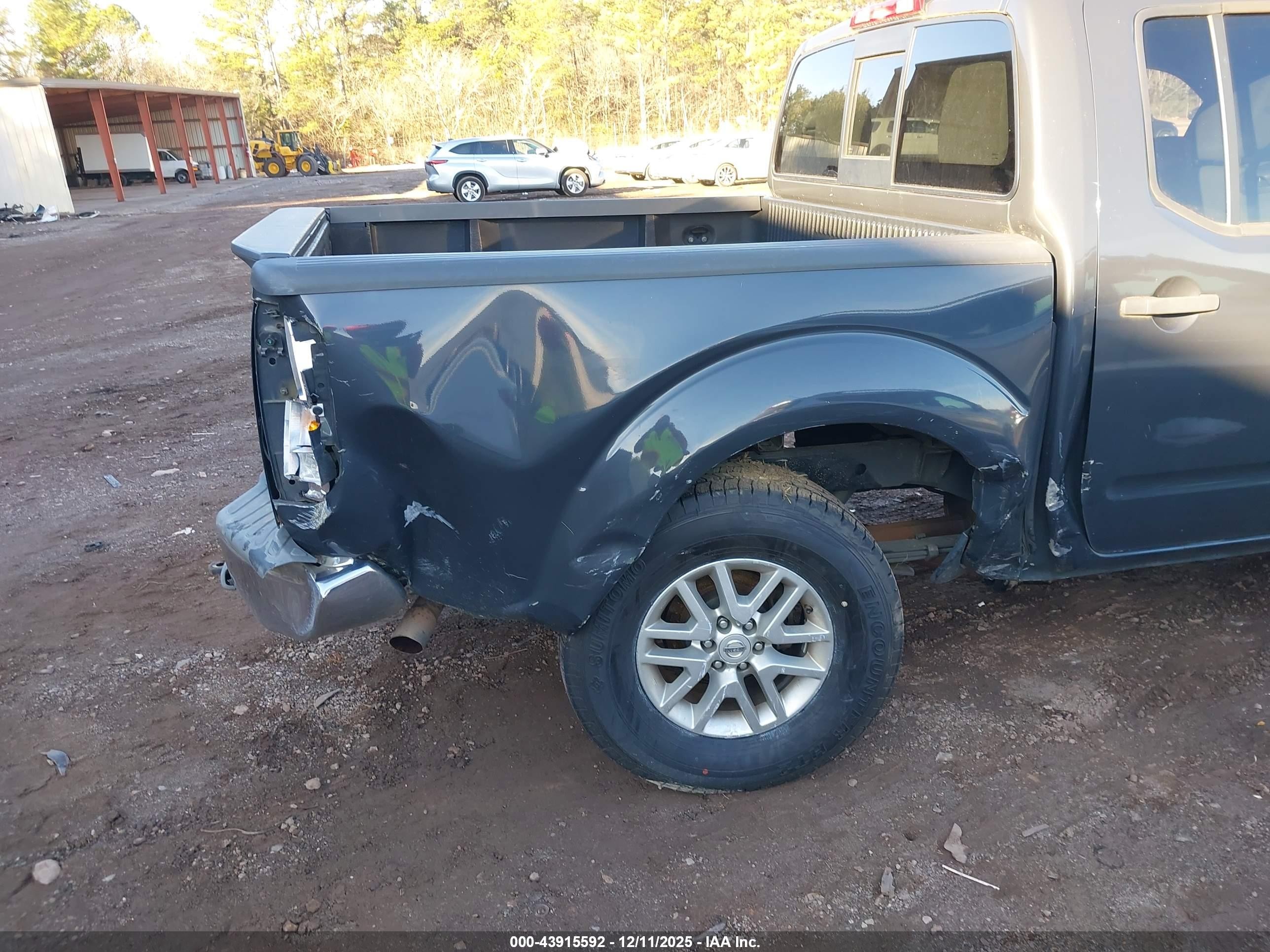 2014 Nissan Frontier Sv Gray vin: 1N6AD0ER4EN747592
