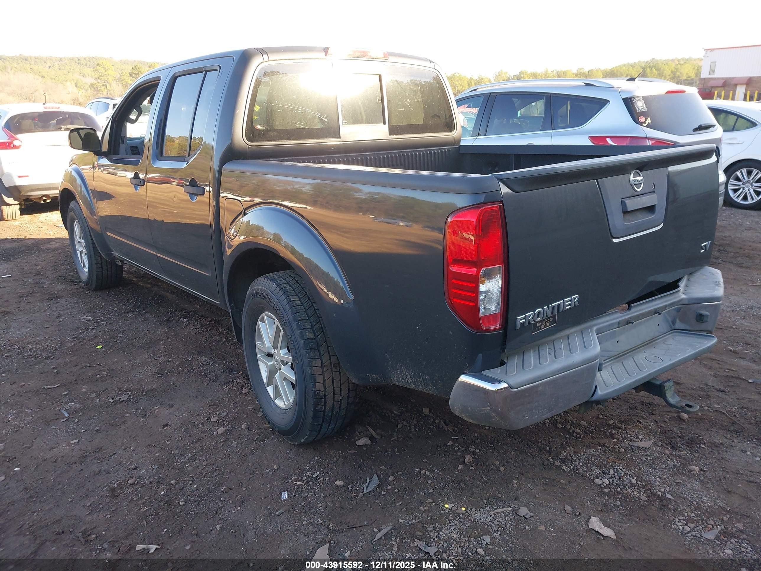 2014 Nissan Frontier Sv Gray vin: 1N6AD0ER4EN747592