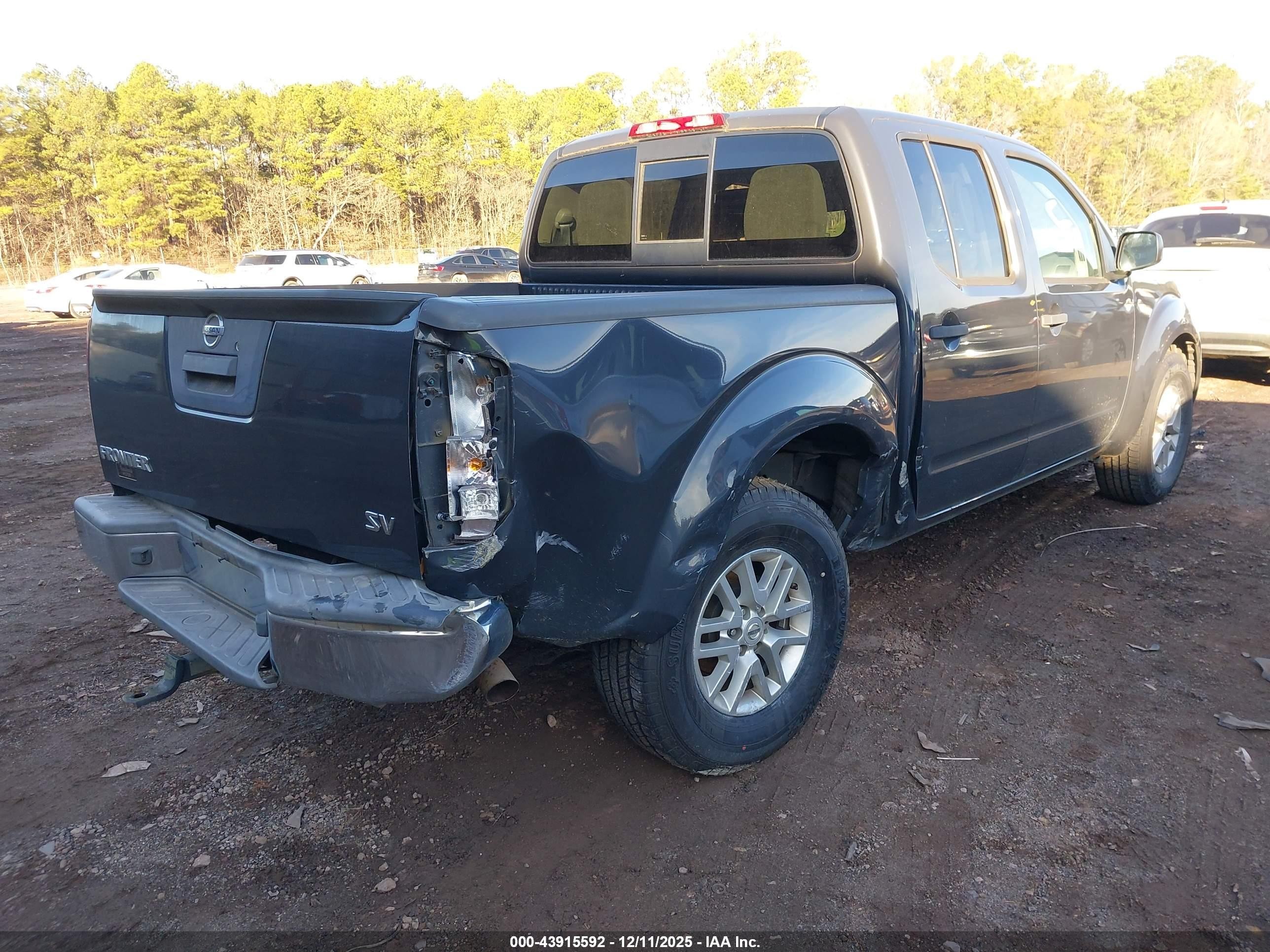 2014 Nissan Frontier Sv Gray vin: 1N6AD0ER4EN747592