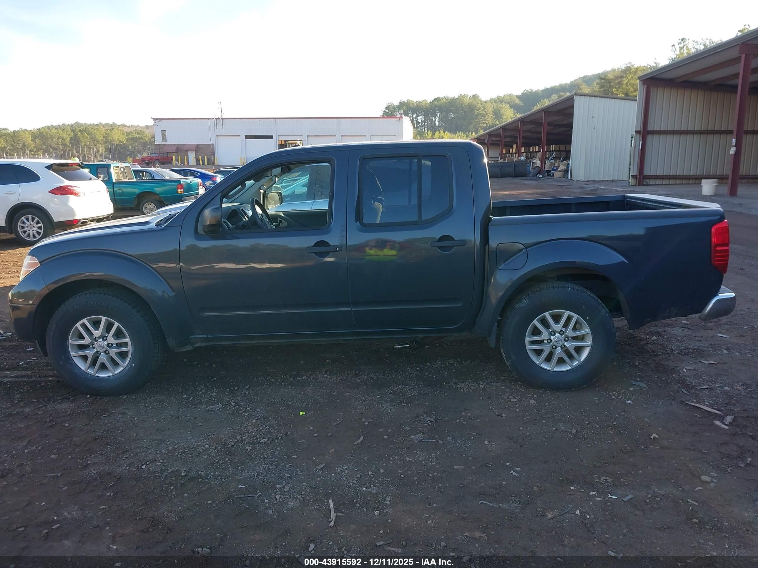 2014 Nissan Frontier Sv Gray vin: 1N6AD0ER4EN747592