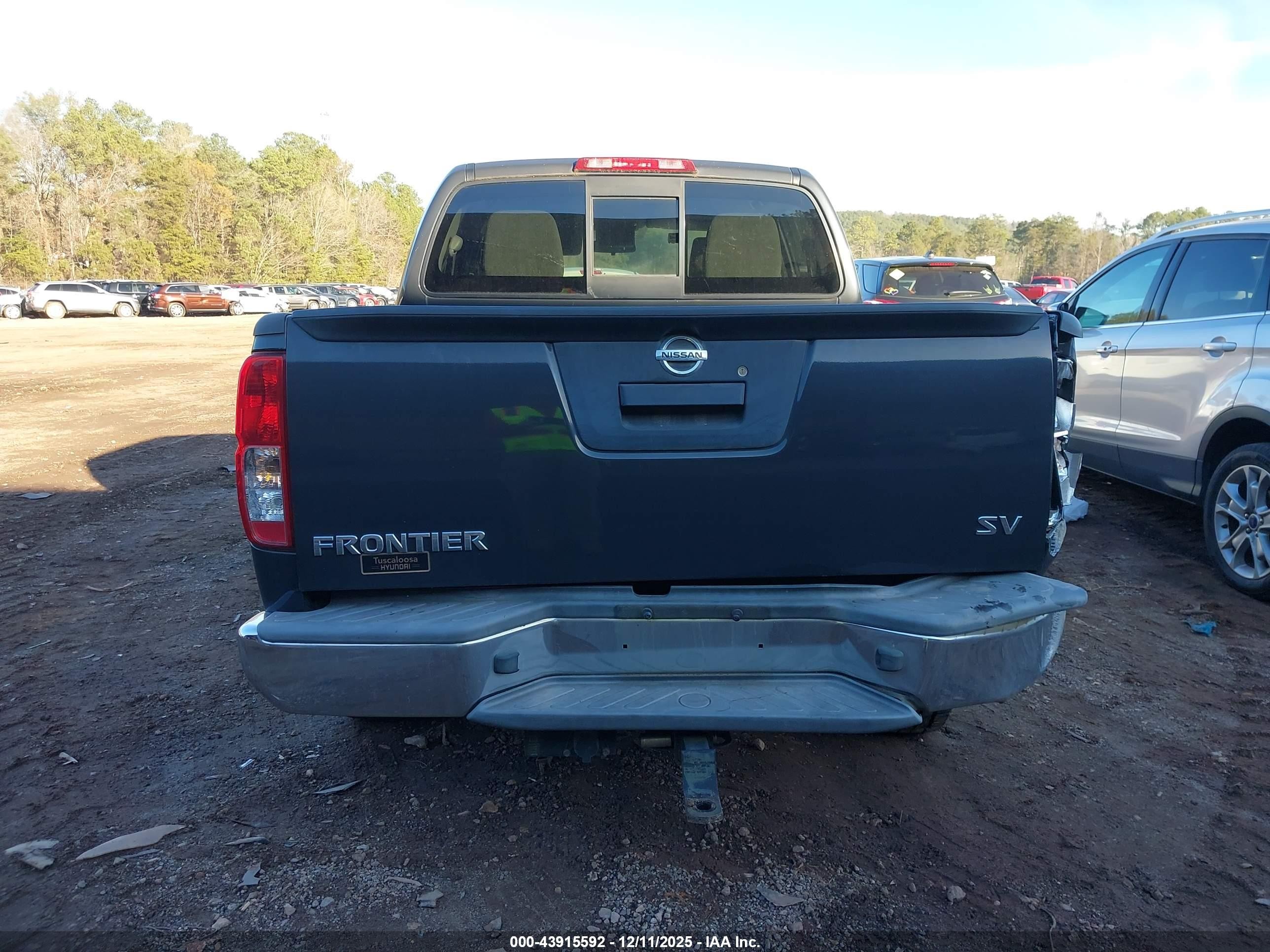 2014 Nissan Frontier Sv Gray vin: 1N6AD0ER4EN747592