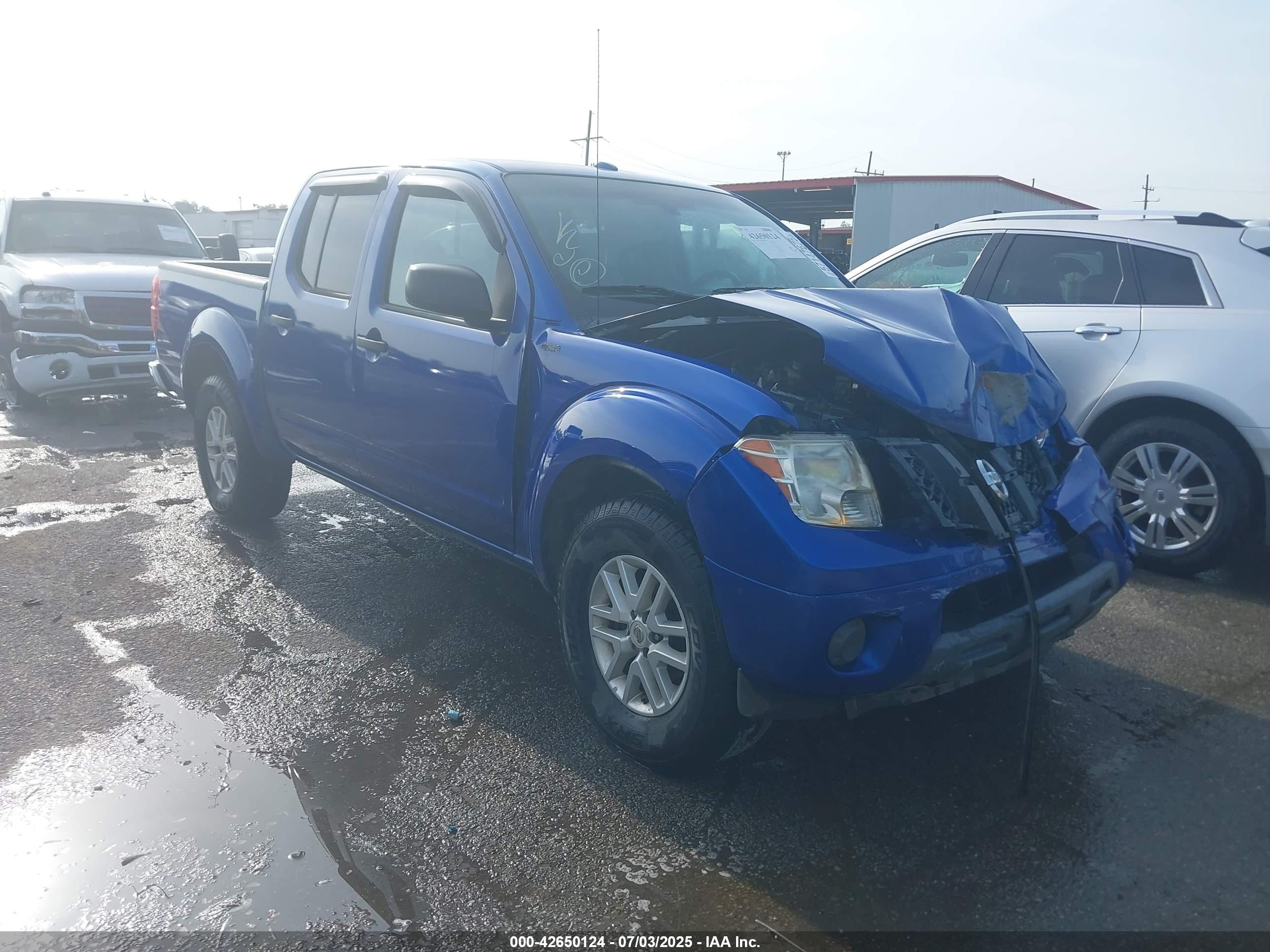 2014 Nissan Frontier Sv Blue vin: 1N6AD0ER4EN750668
