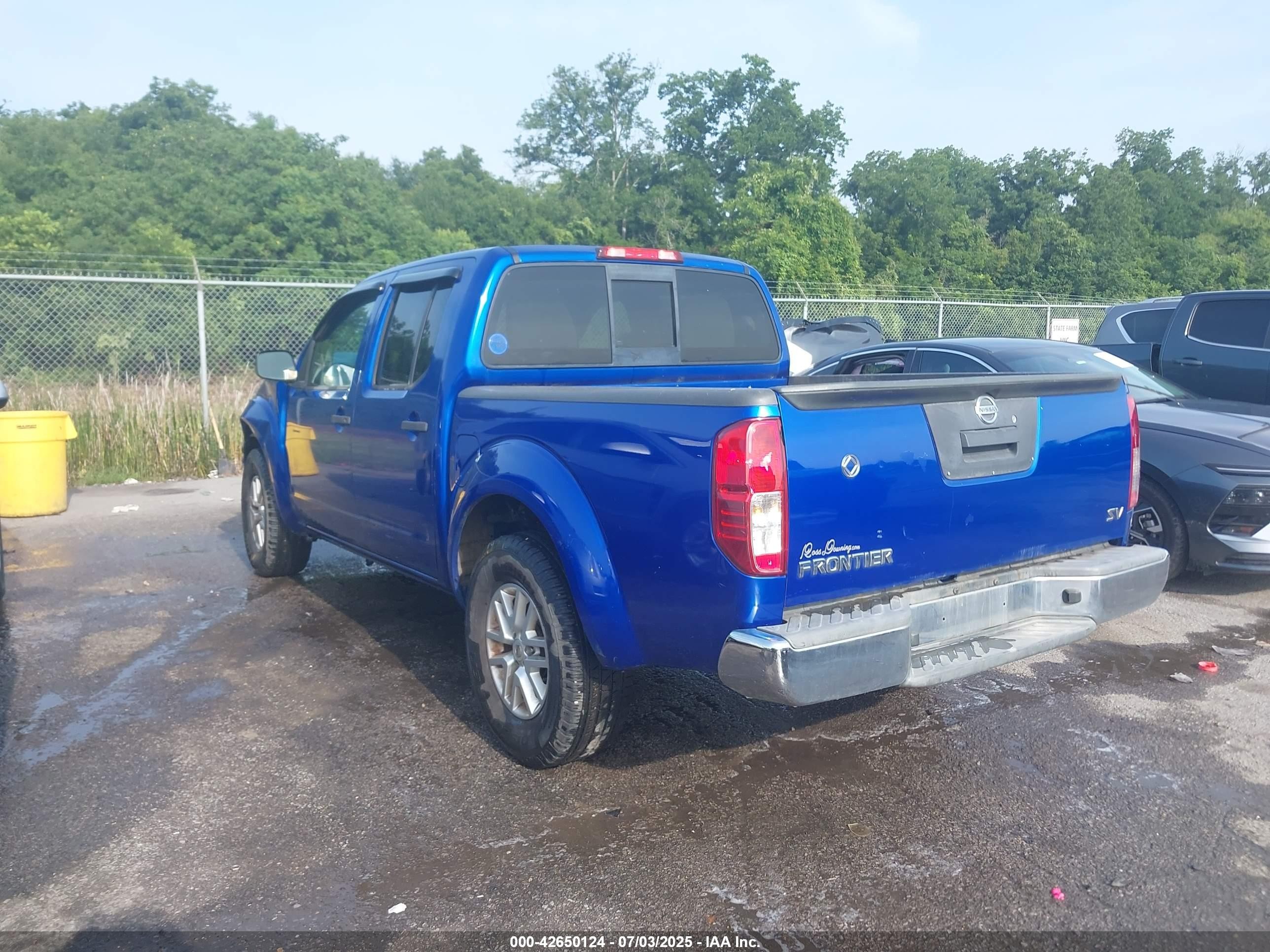 2014 Nissan Frontier Sv Blue vin: 1N6AD0ER4EN750668