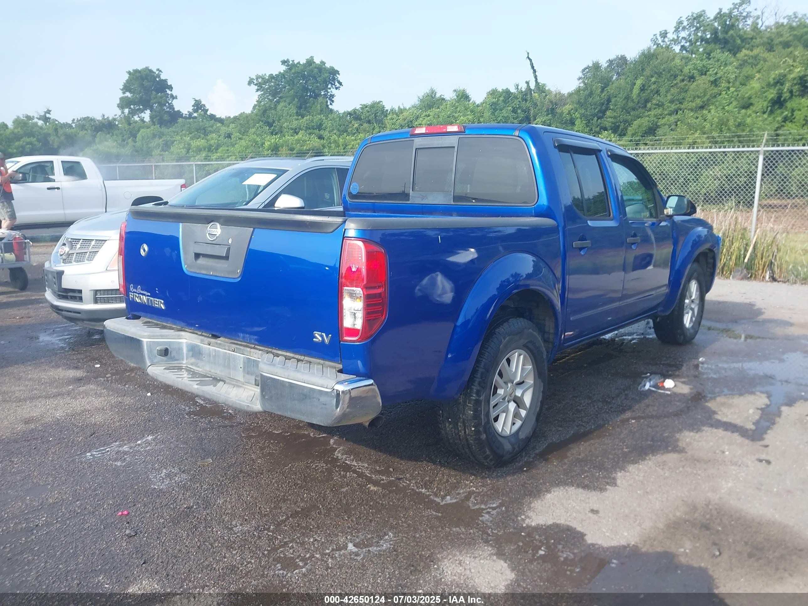 2014 Nissan Frontier Sv Blue vin: 1N6AD0ER4EN750668