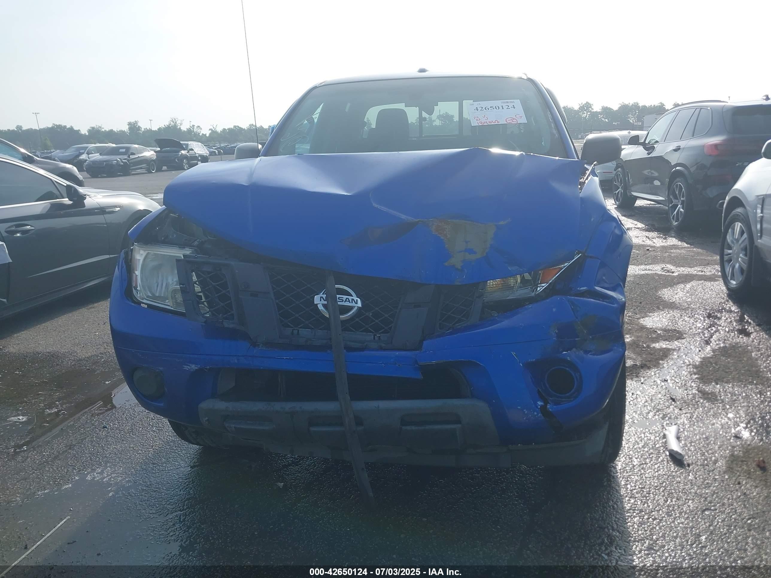2014 Nissan Frontier Sv Blue vin: 1N6AD0ER4EN750668