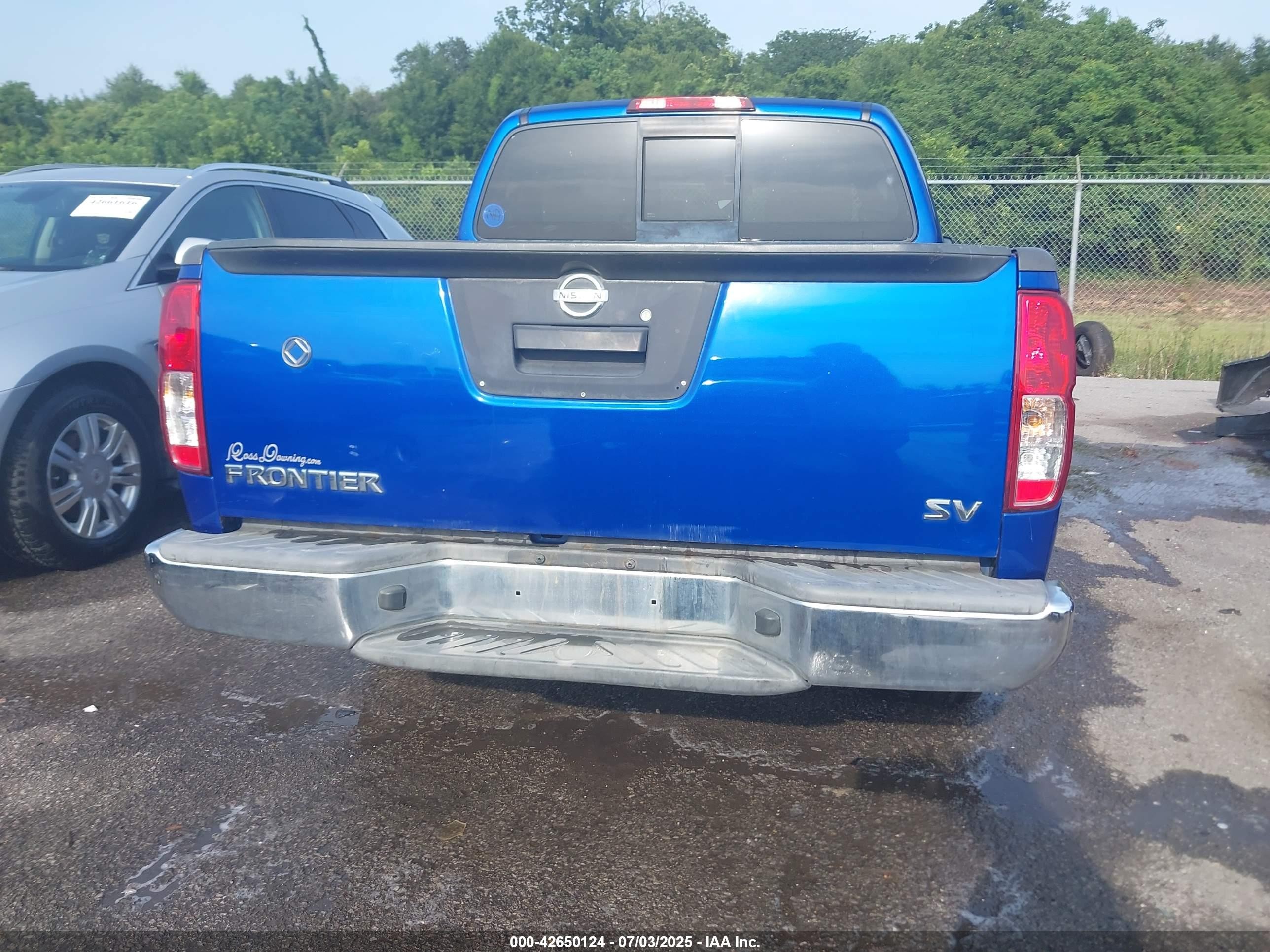 2014 Nissan Frontier Sv Blue vin: 1N6AD0ER4EN750668