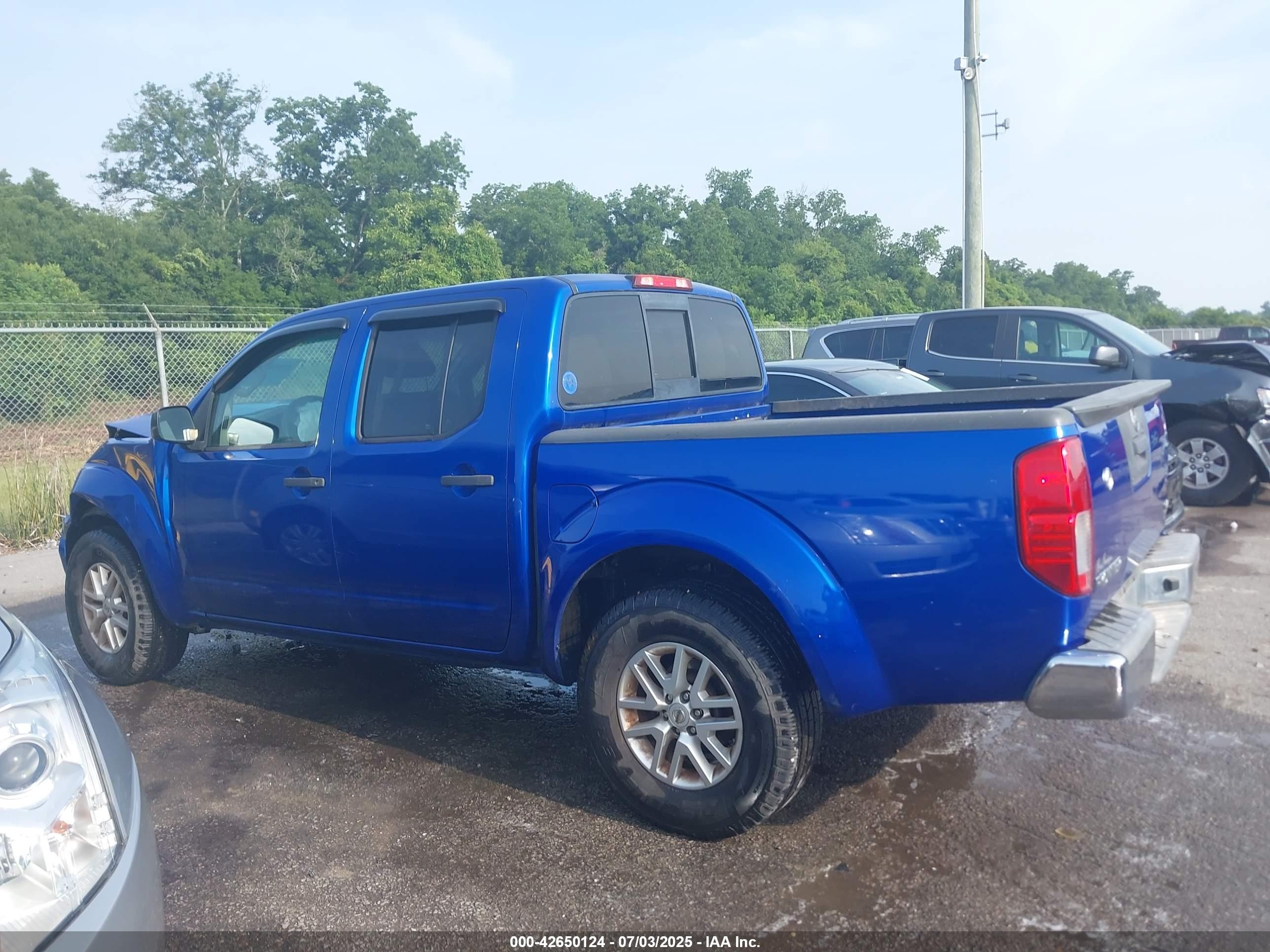 2014 Nissan Frontier Sv Blue vin: 1N6AD0ER4EN750668