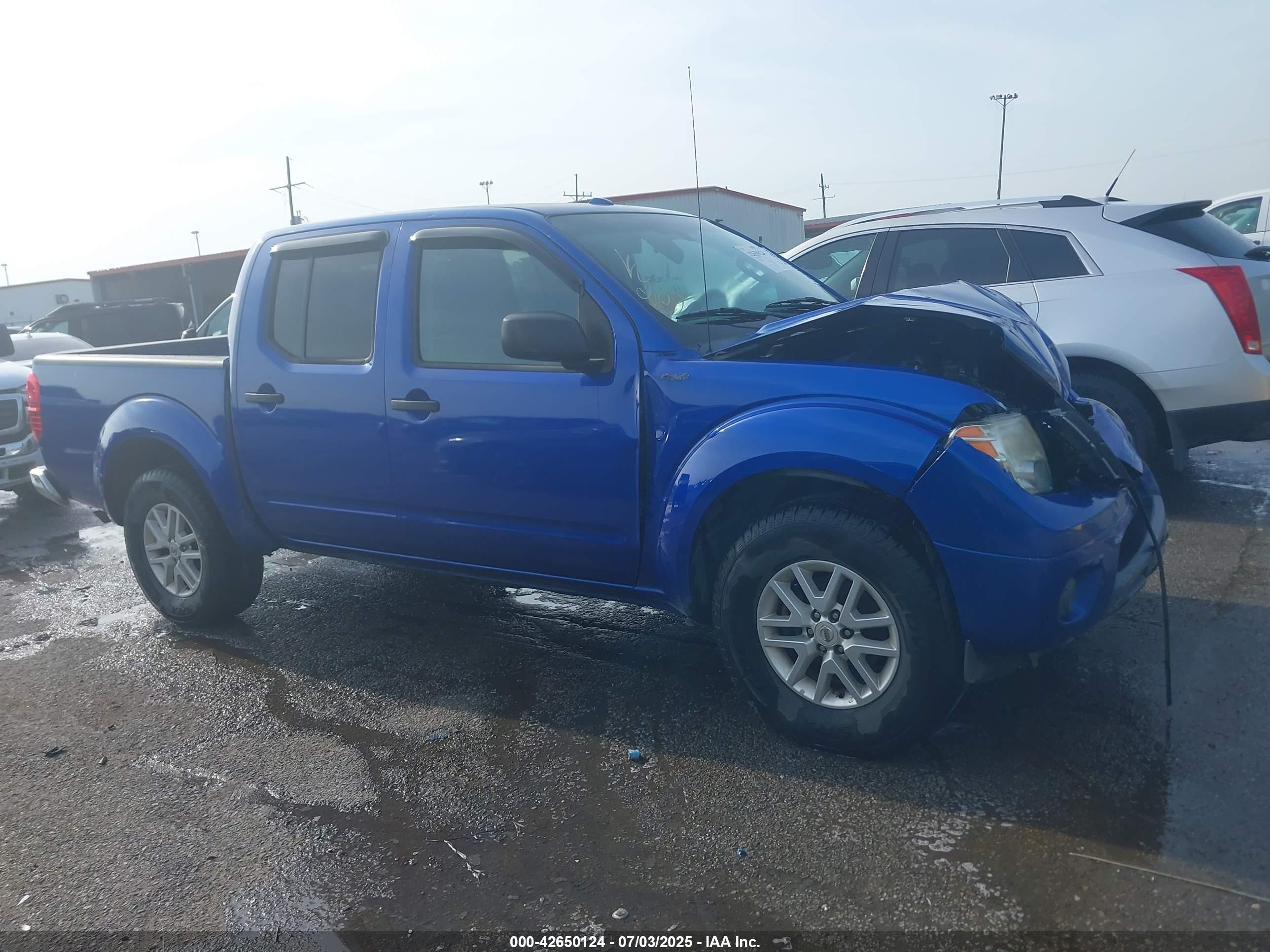 2014 Nissan Frontier Sv Blue vin: 1N6AD0ER4EN750668