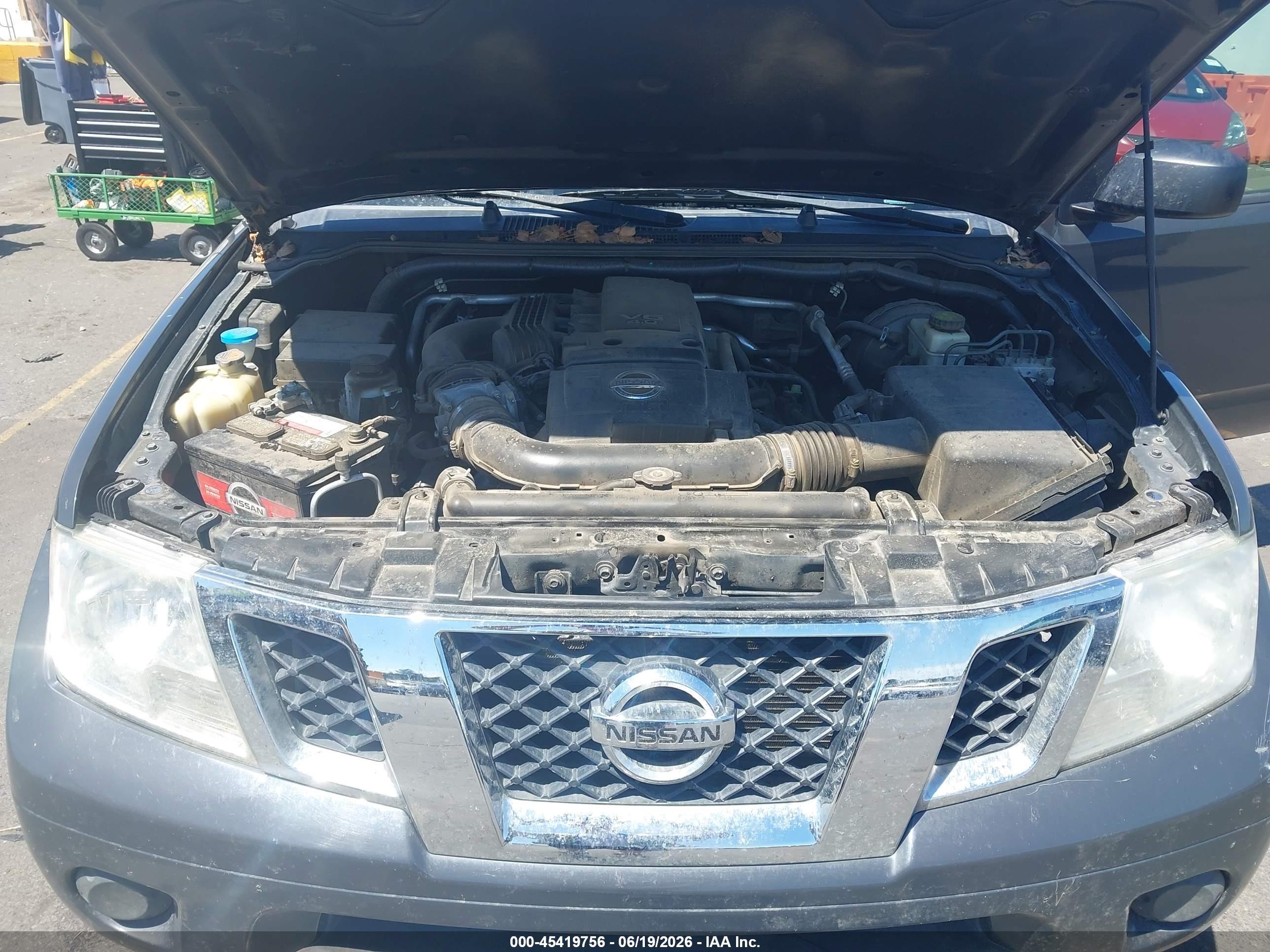 2014 Nissan Frontier Sv Gray vin: 1N6AD0ER4EN752758
