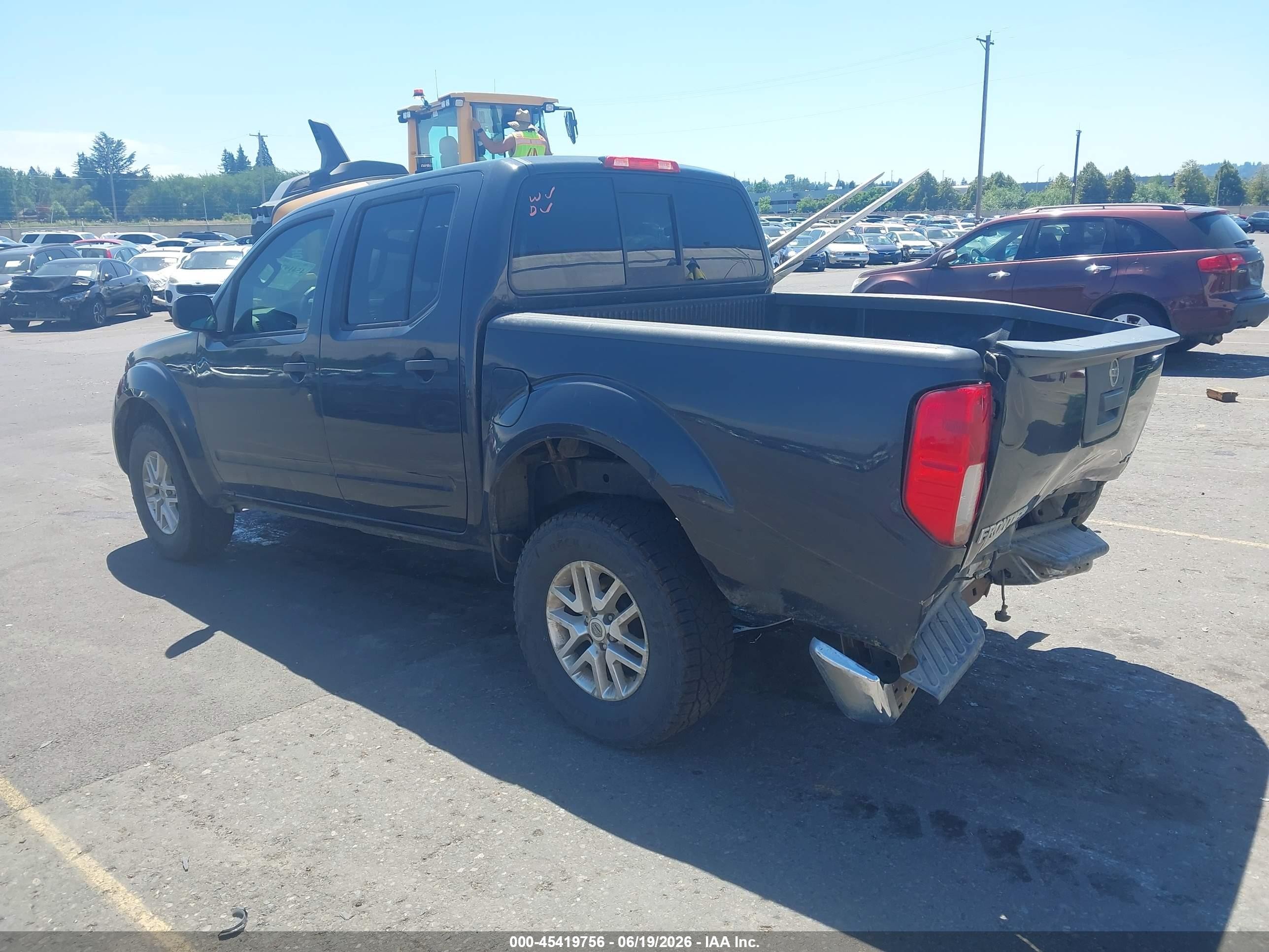 2014 Nissan Frontier Sv Gray vin: 1N6AD0ER4EN752758