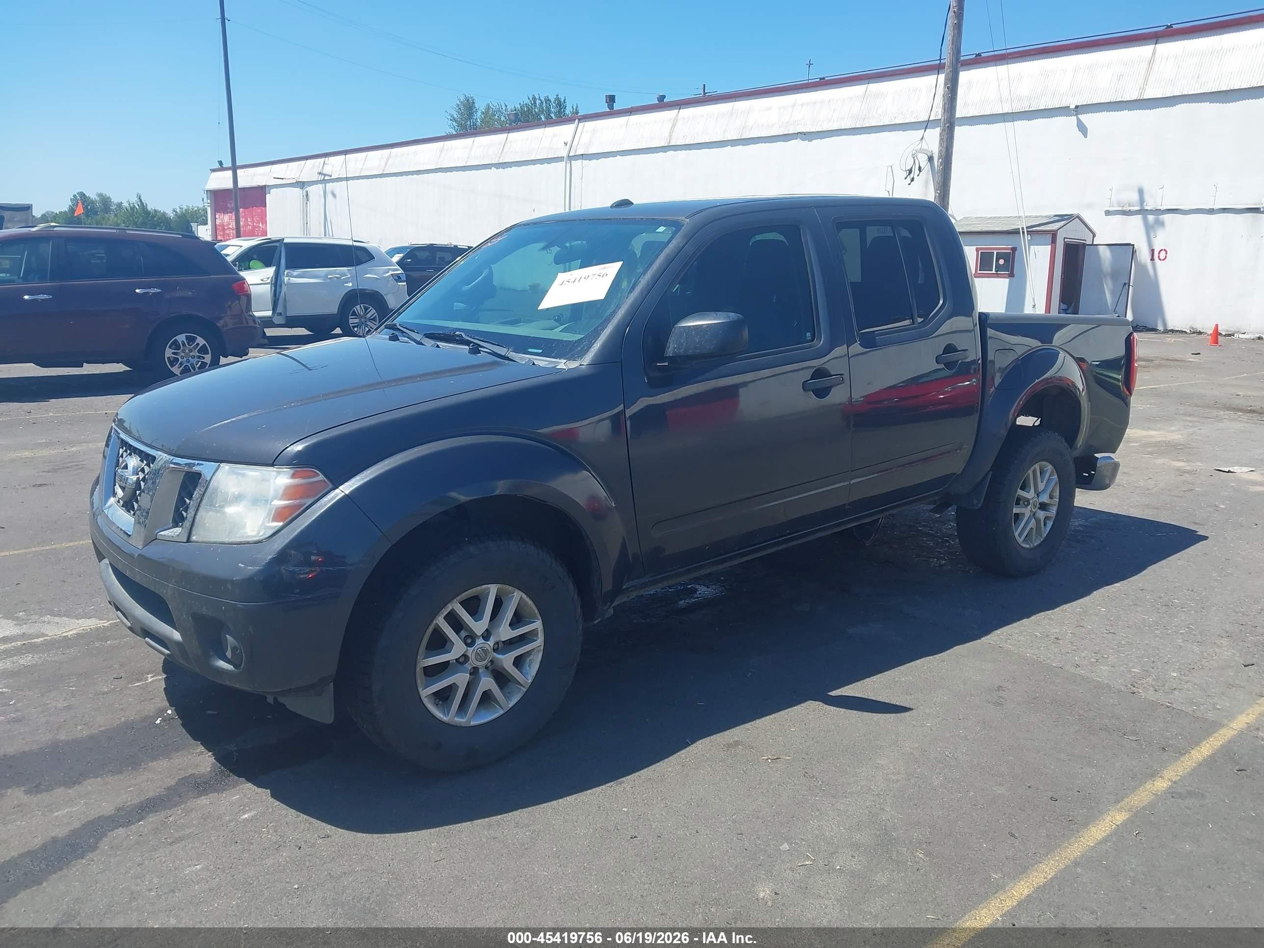 2014 Nissan Frontier Sv Gray vin: 1N6AD0ER4EN752758