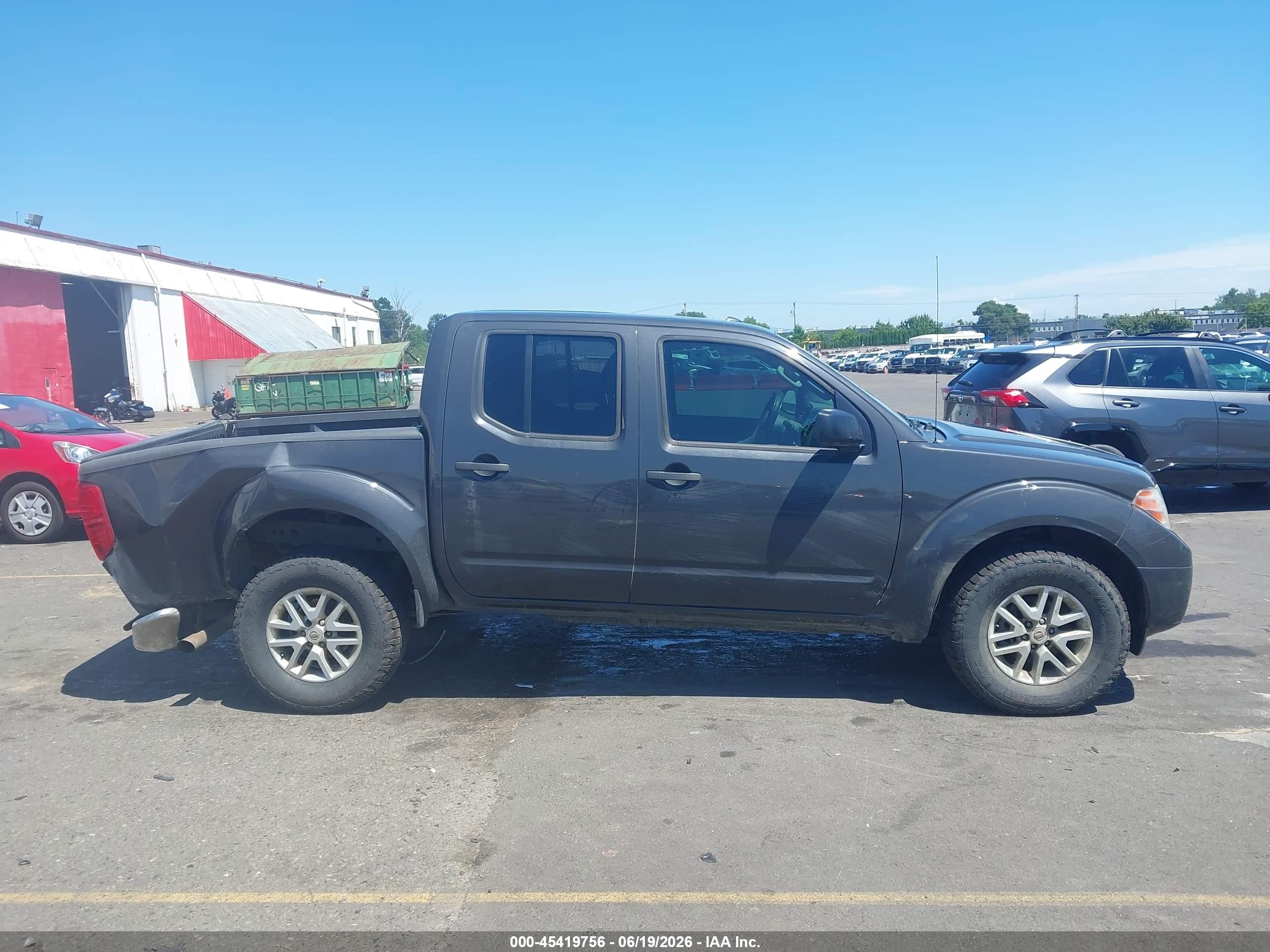 2014 Nissan Frontier Sv Gray vin: 1N6AD0ER4EN752758
