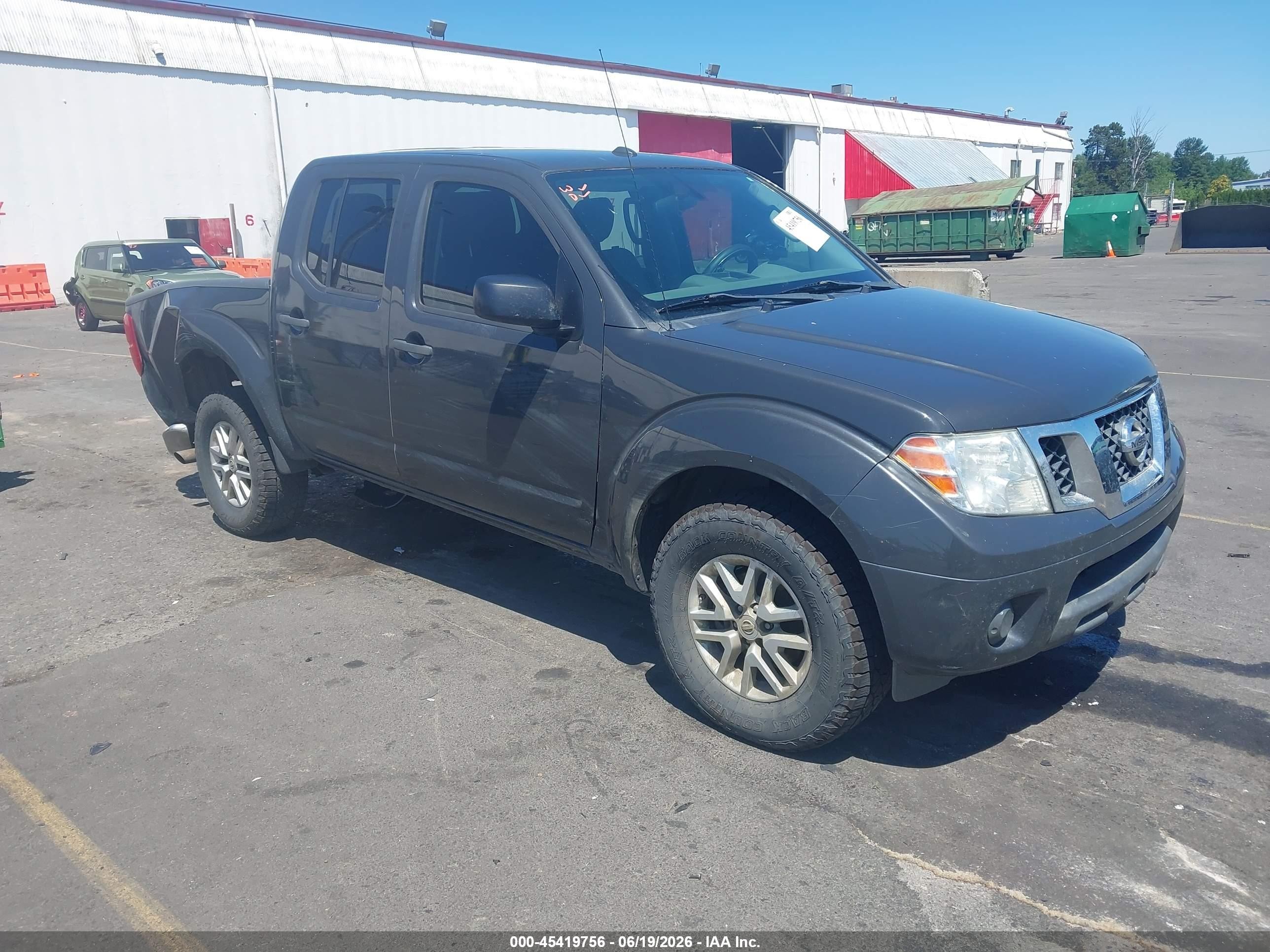 2014 Nissan Frontier Sv Gray vin: 1N6AD0ER4EN752758