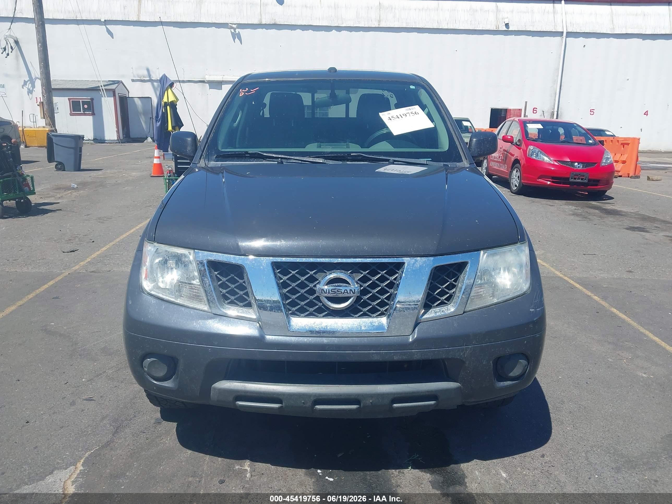 2014 Nissan Frontier Sv Gray vin: 1N6AD0ER4EN752758