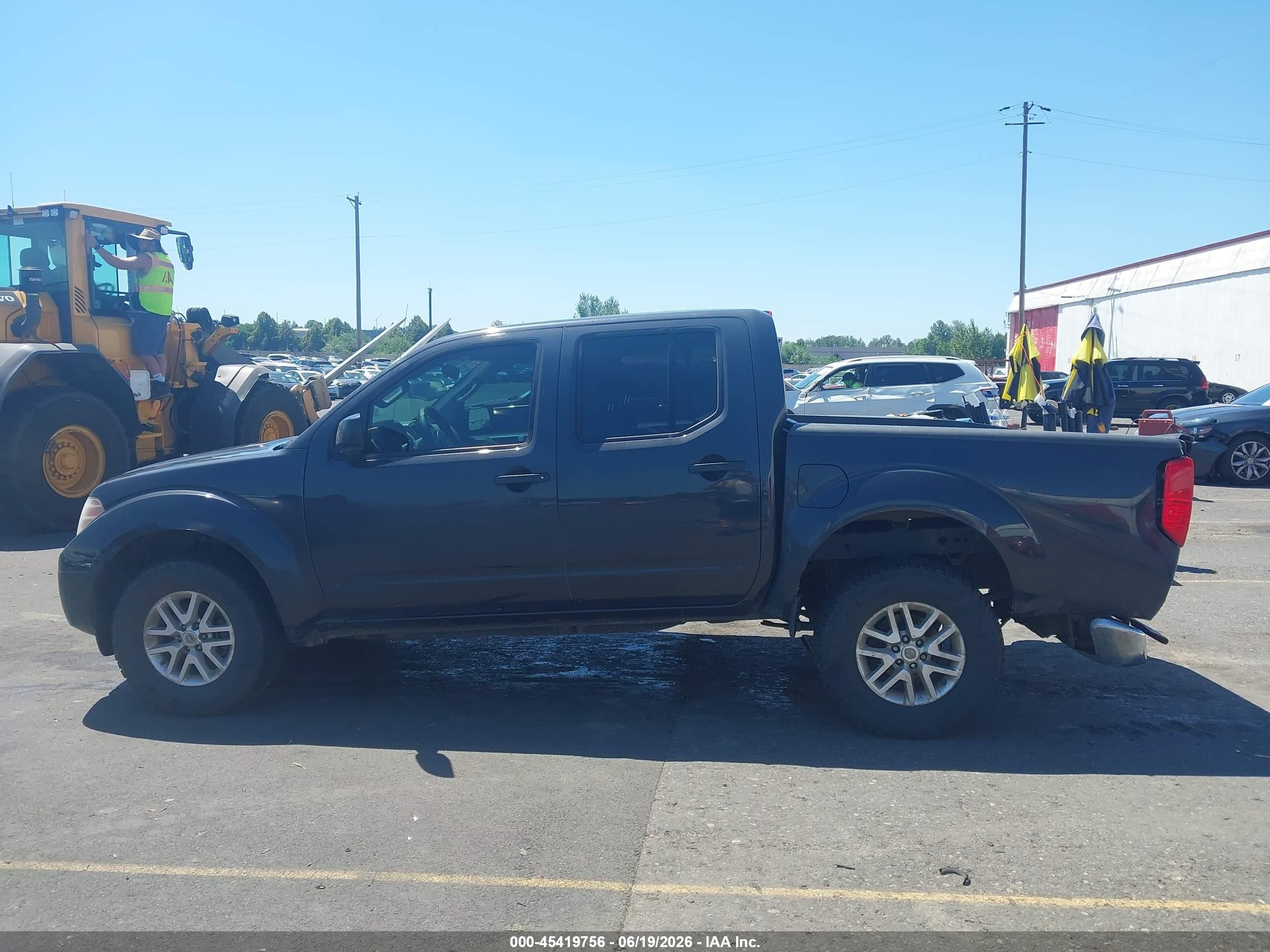 2014 Nissan Frontier Sv Gray vin: 1N6AD0ER4EN752758