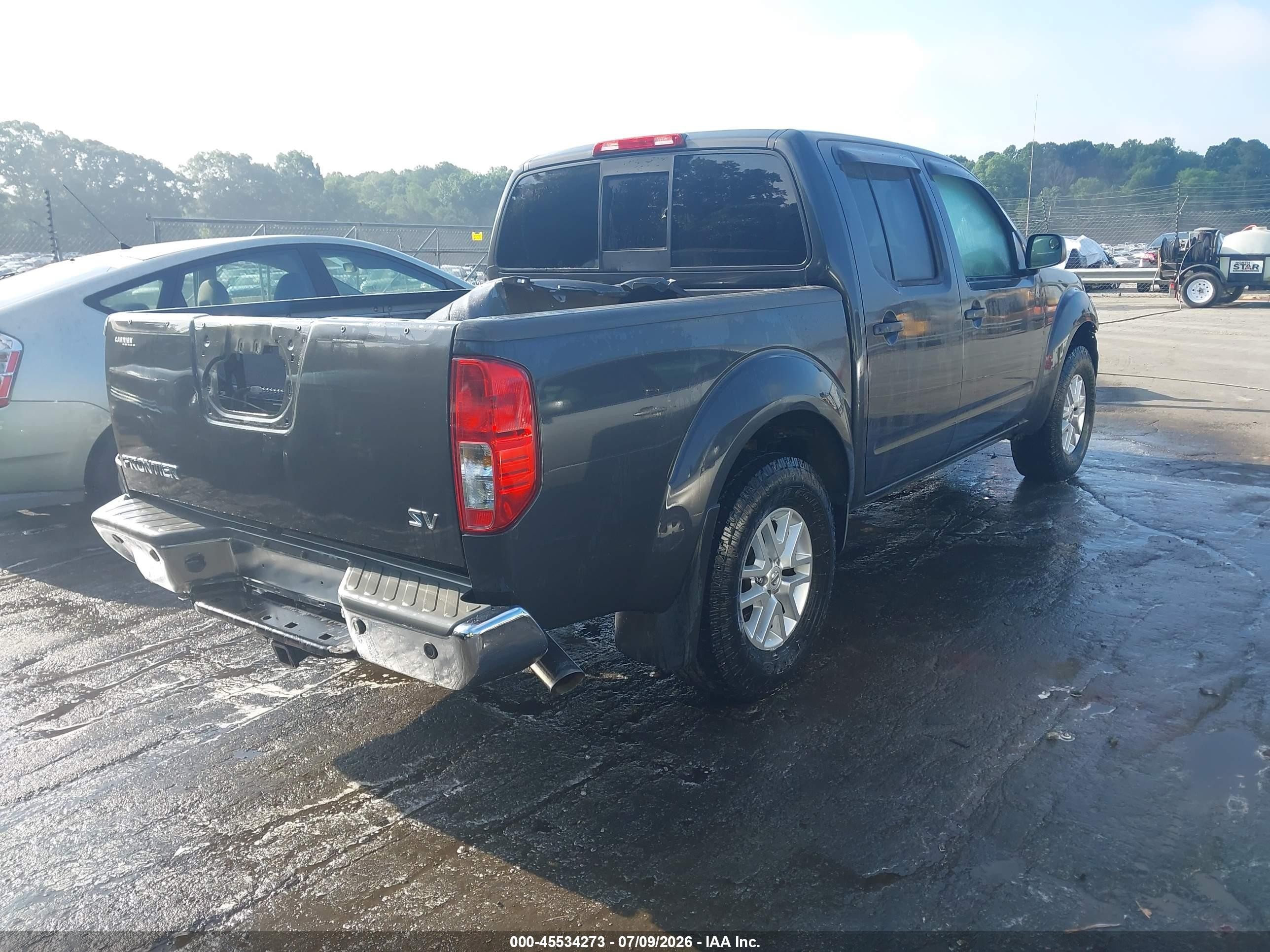 2014 Nissan Frontier Sv Gray vin: 1N6AD0ER4EN763937