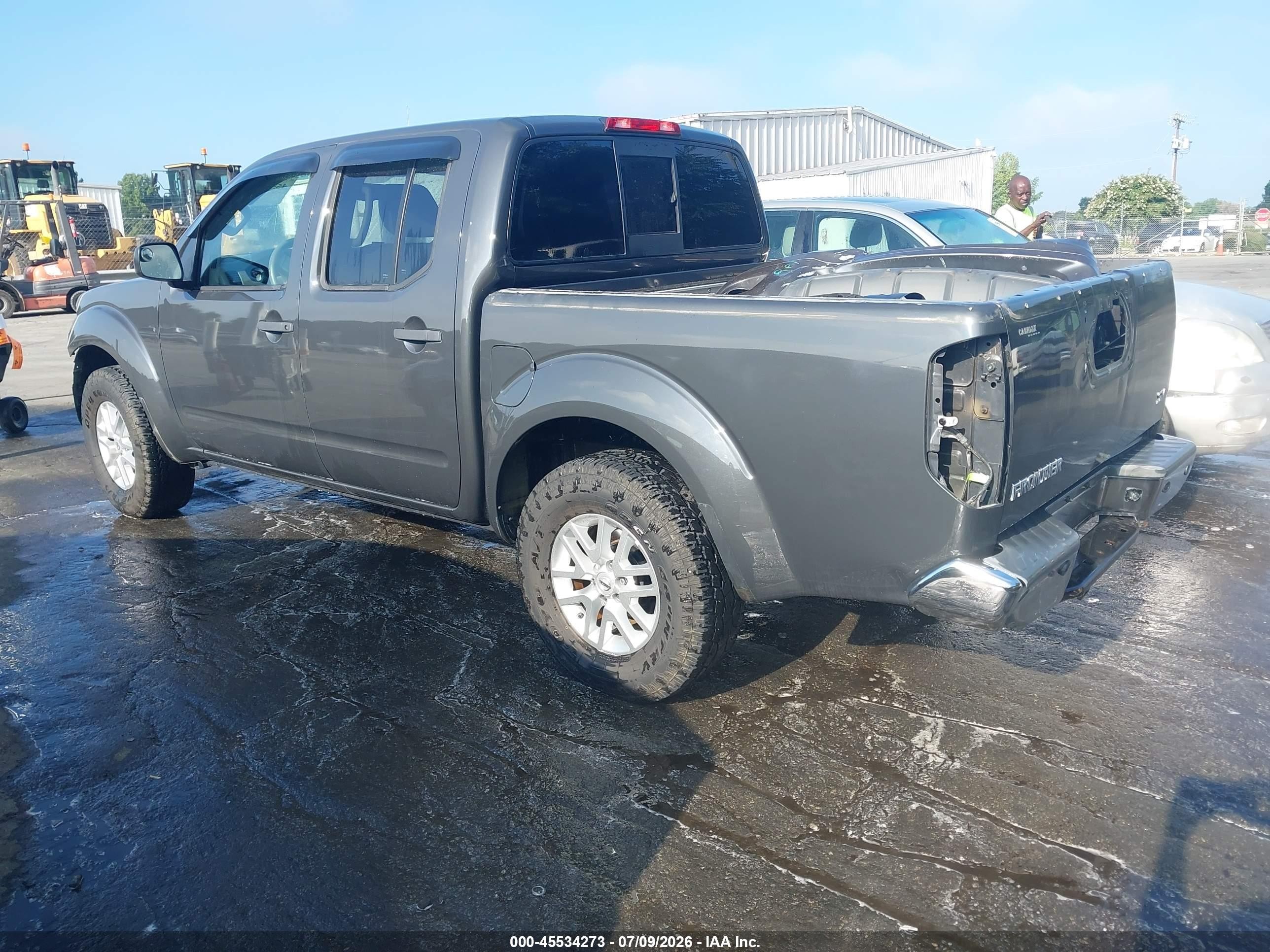 2014 Nissan Frontier Sv Gray vin: 1N6AD0ER4EN763937