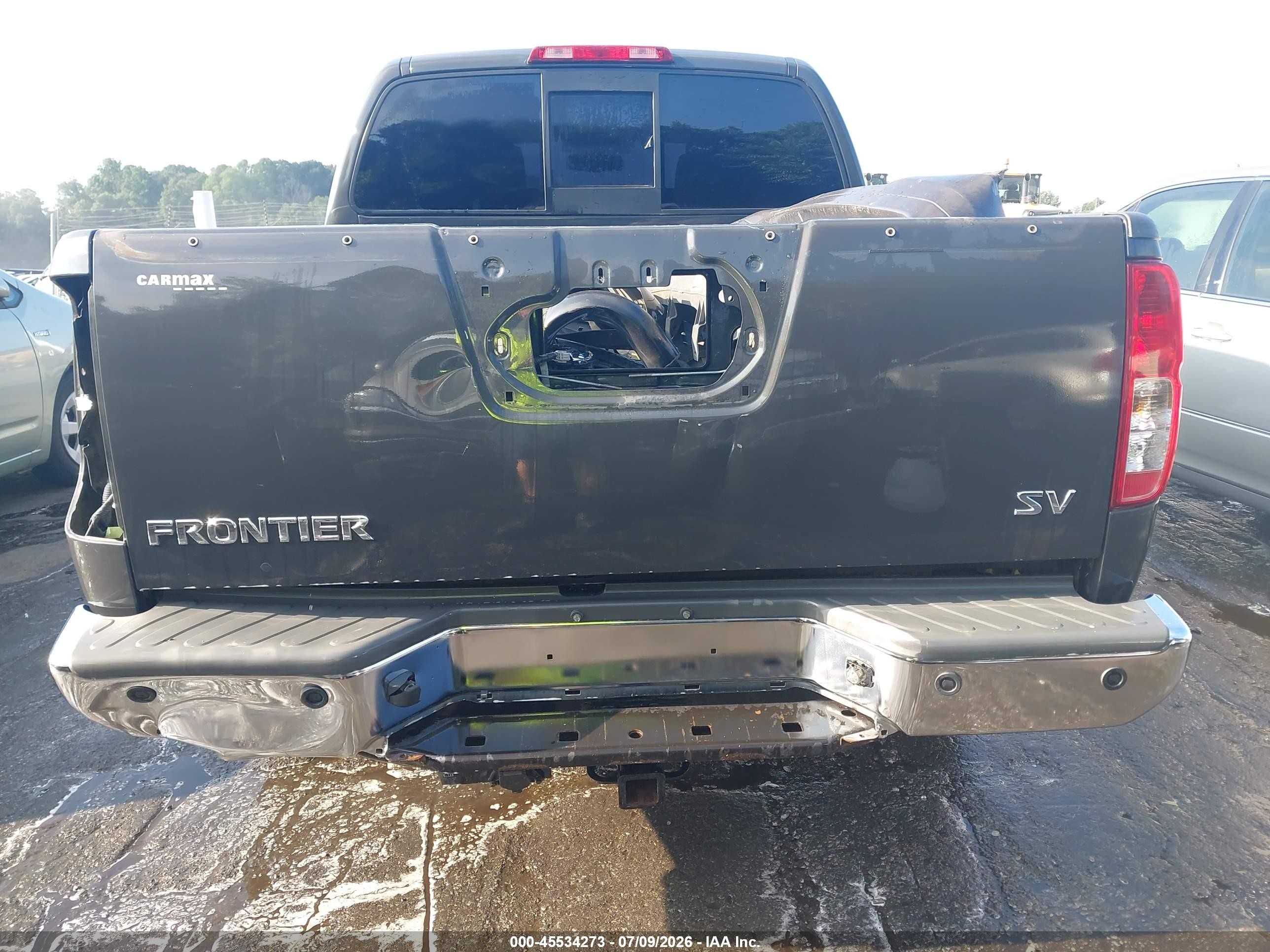 2014 Nissan Frontier Sv Gray vin: 1N6AD0ER4EN763937