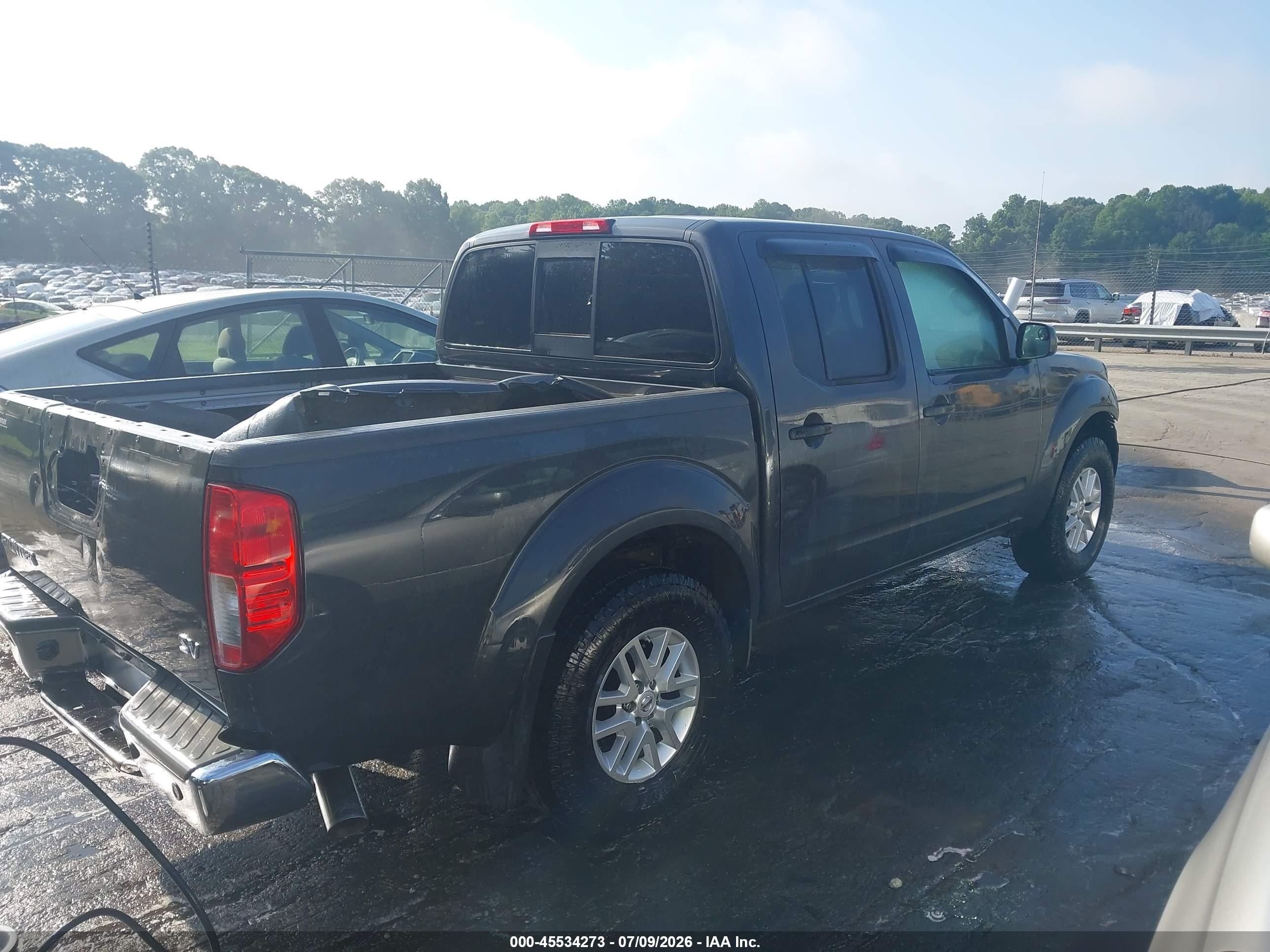 2014 Nissan Frontier Sv Gray vin: 1N6AD0ER4EN763937