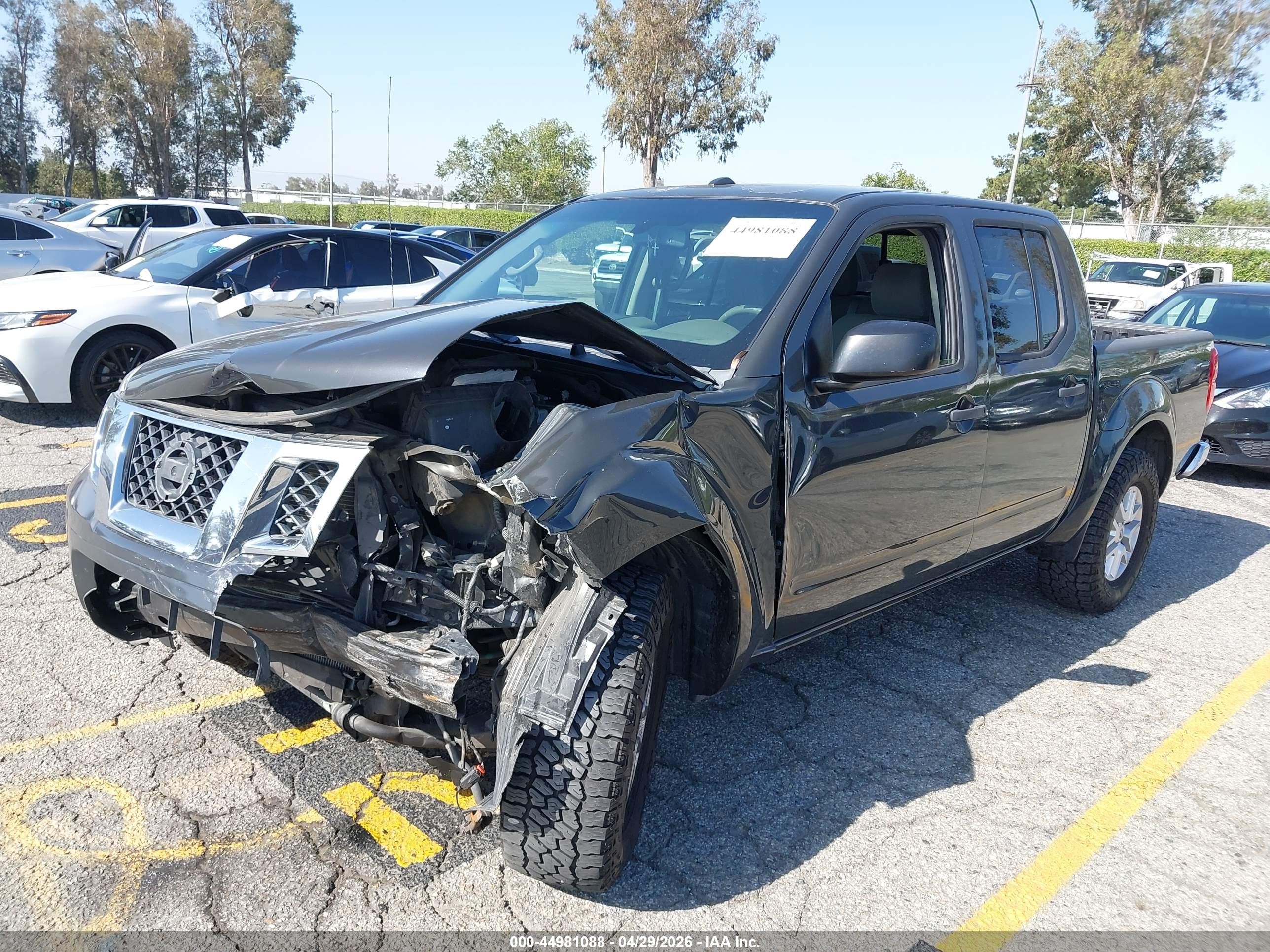 2015 Nissan Frontier Sv Gray vin: 1N6AD0ER4FN723388