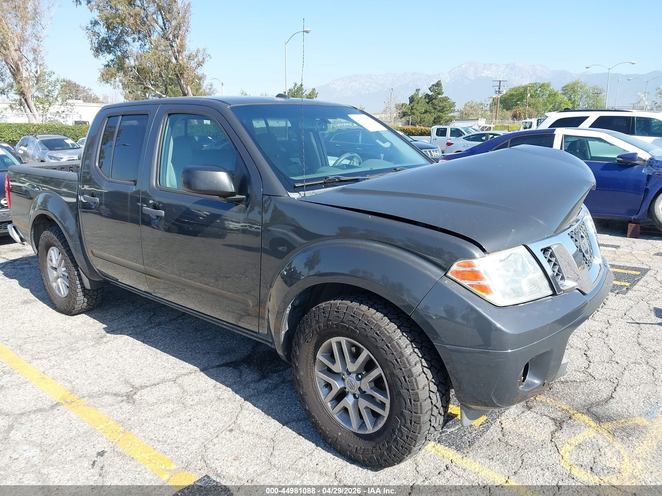 2015 Nissan Frontier Sv Gray vin: 1N6AD0ER4FN723388