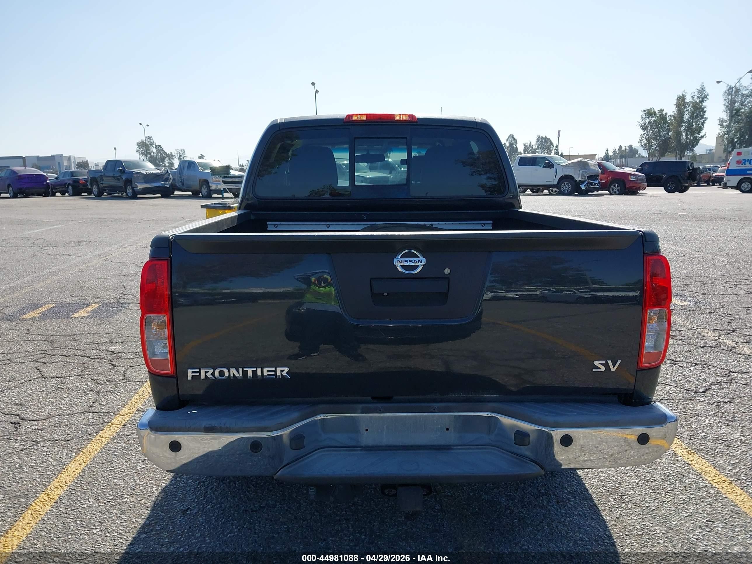 2015 Nissan Frontier Sv Gray vin: 1N6AD0ER4FN723388