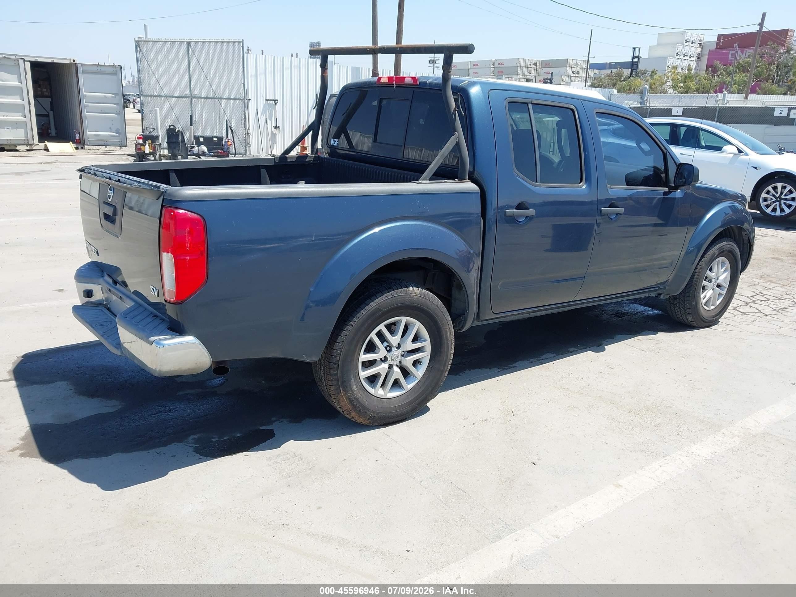 2015 Nissan Frontier Sv Синий vin: 1N6AD0ER4FN728137