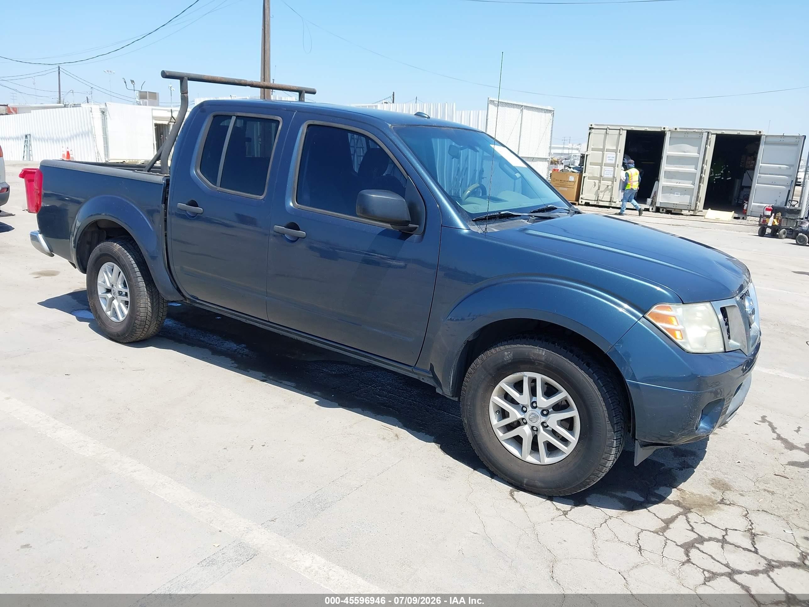2015 Nissan Frontier Sv Blue vin: 1N6AD0ER4FN728137