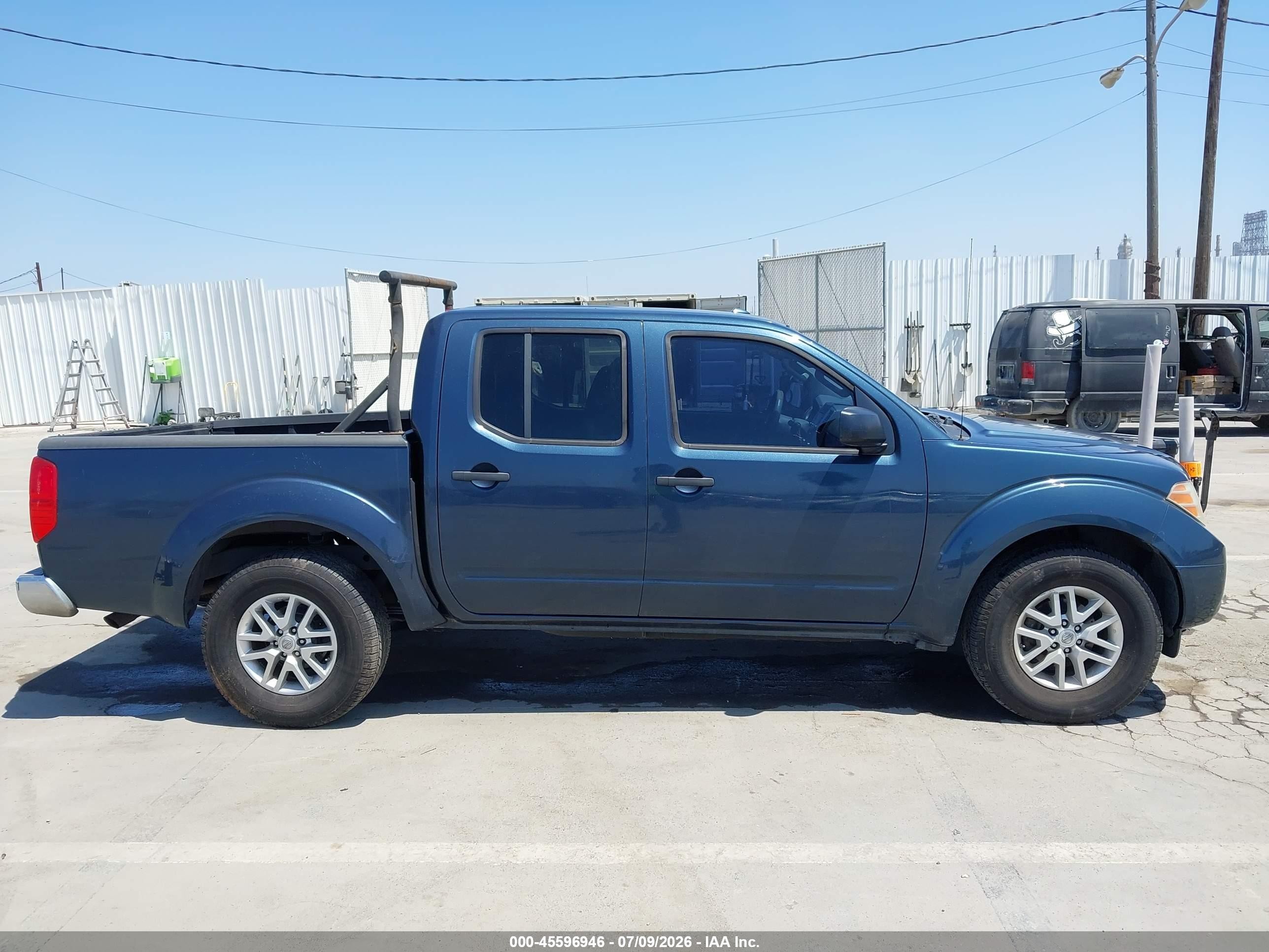 2015 Nissan Frontier Sv Синий vin: 1N6AD0ER4FN728137