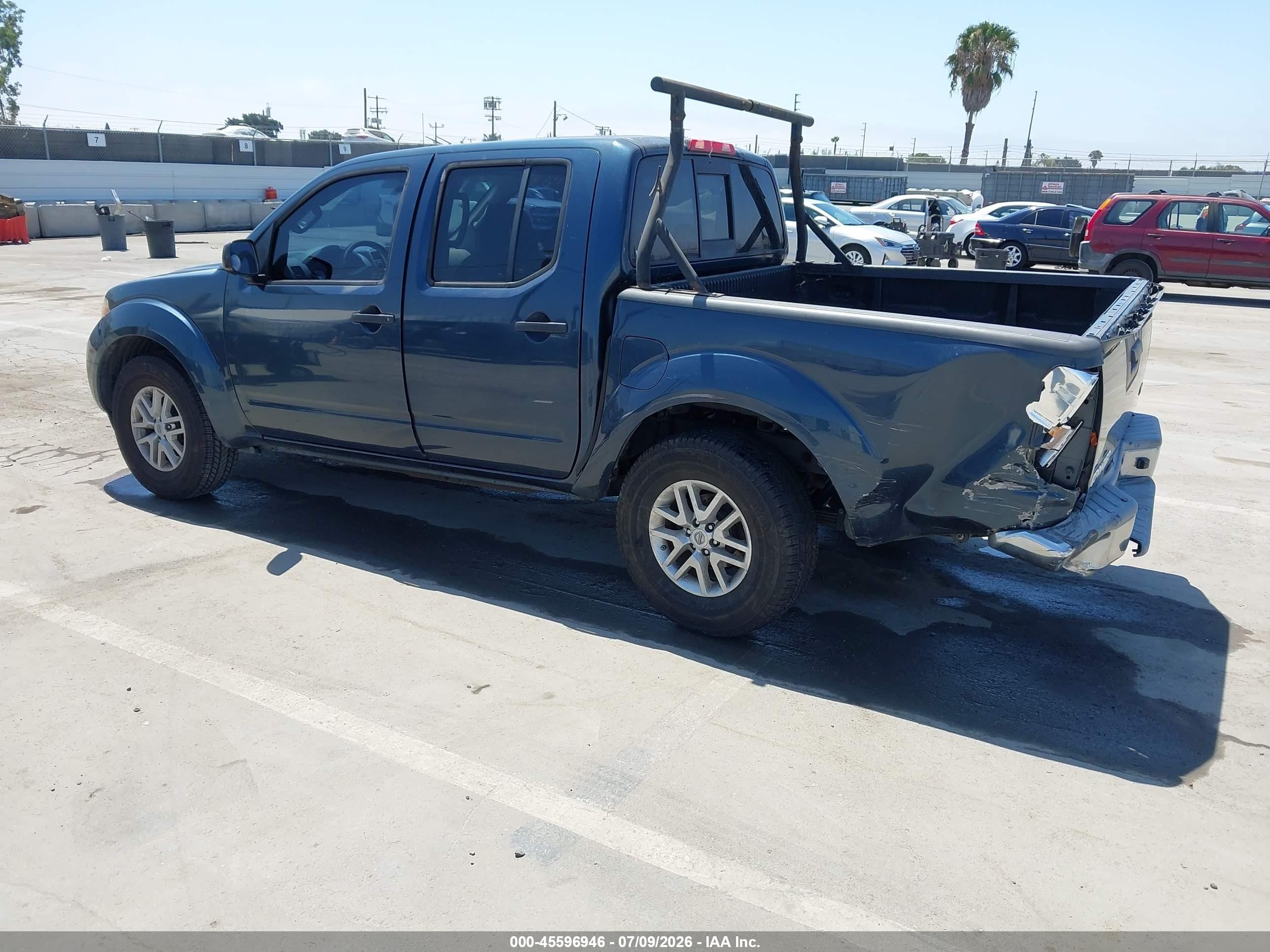 2015 Nissan Frontier Sv Синий vin: 1N6AD0ER4FN728137