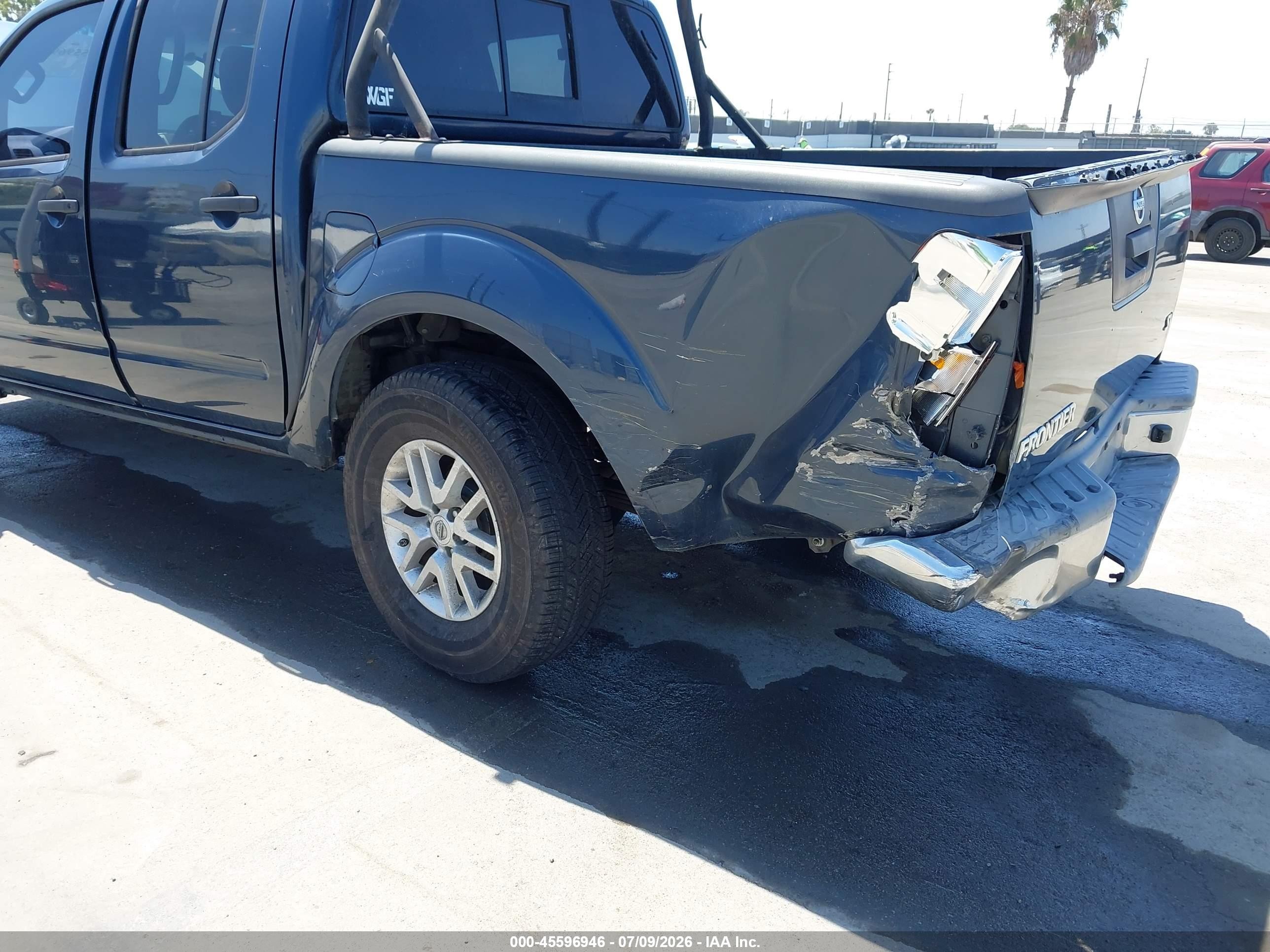 2015 Nissan Frontier Sv Синий vin: 1N6AD0ER4FN728137