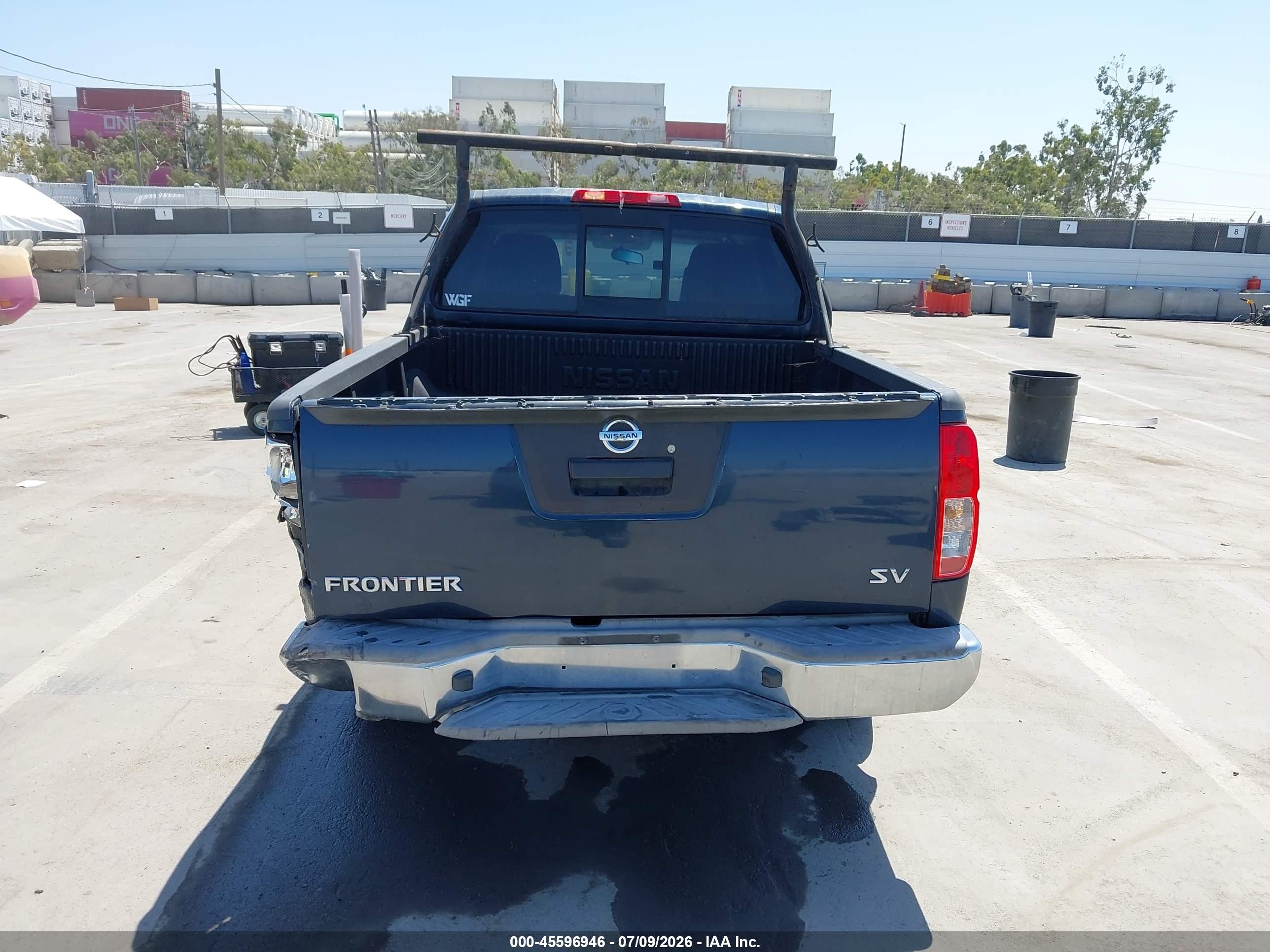 2015 Nissan Frontier Sv Синий vin: 1N6AD0ER4FN728137