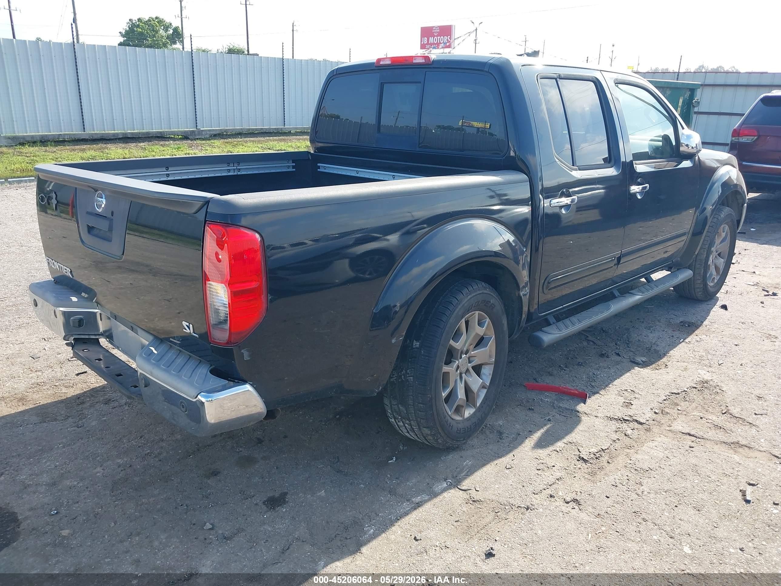 2015 Nissan Frontier Sl Black vin: 1N6AD0ER4FN748503