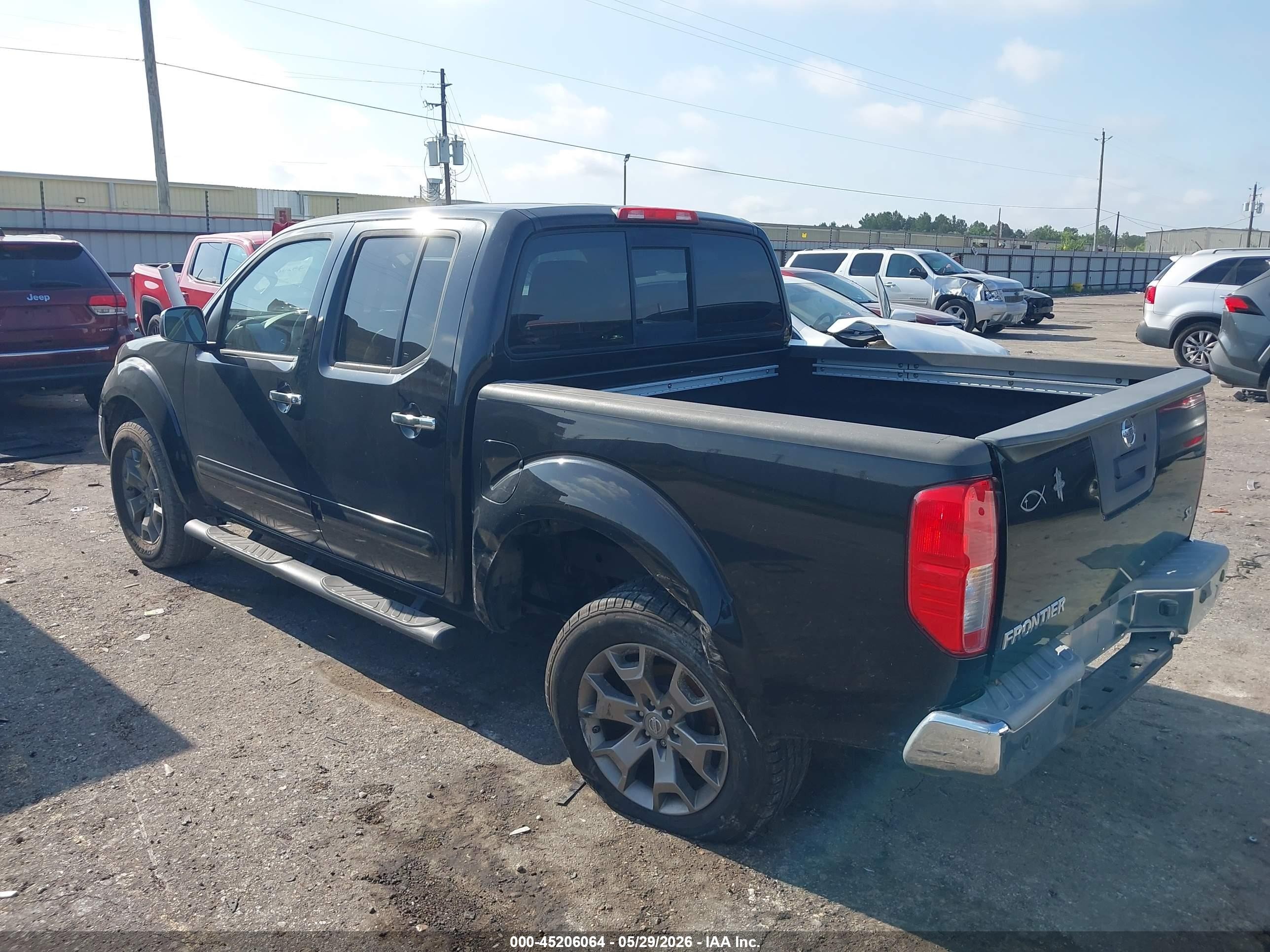 2015 Nissan Frontier Sl Black vin: 1N6AD0ER4FN748503