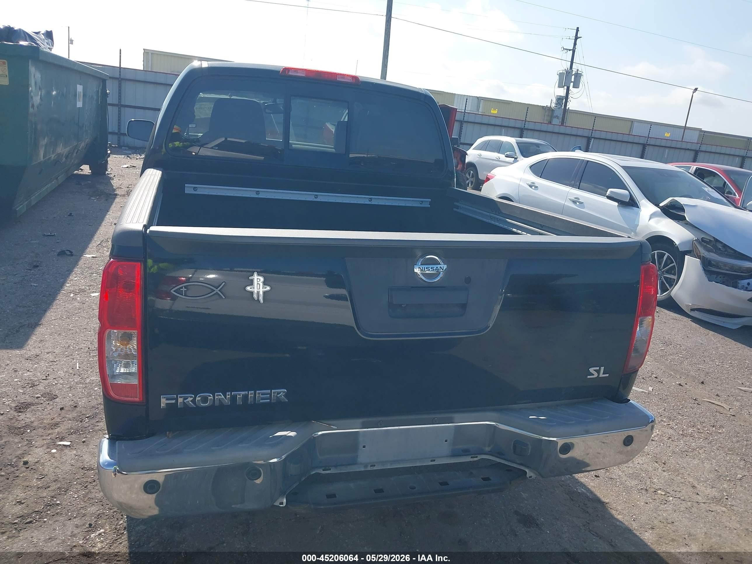 2015 Nissan Frontier Sl Black vin: 1N6AD0ER4FN748503