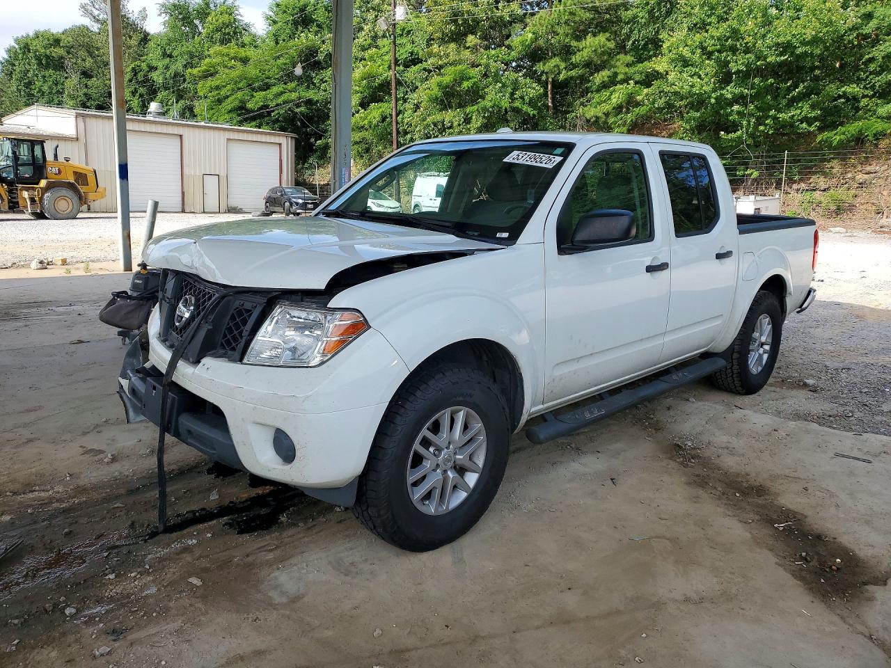 2015 Nissan Frontier Sv Белый vin: 1N6AD0ER4FN762191