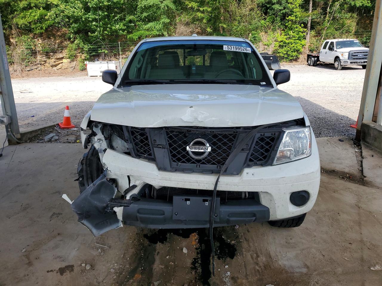 2015 Nissan Frontier Sv White vin: 1N6AD0ER4FN762191
