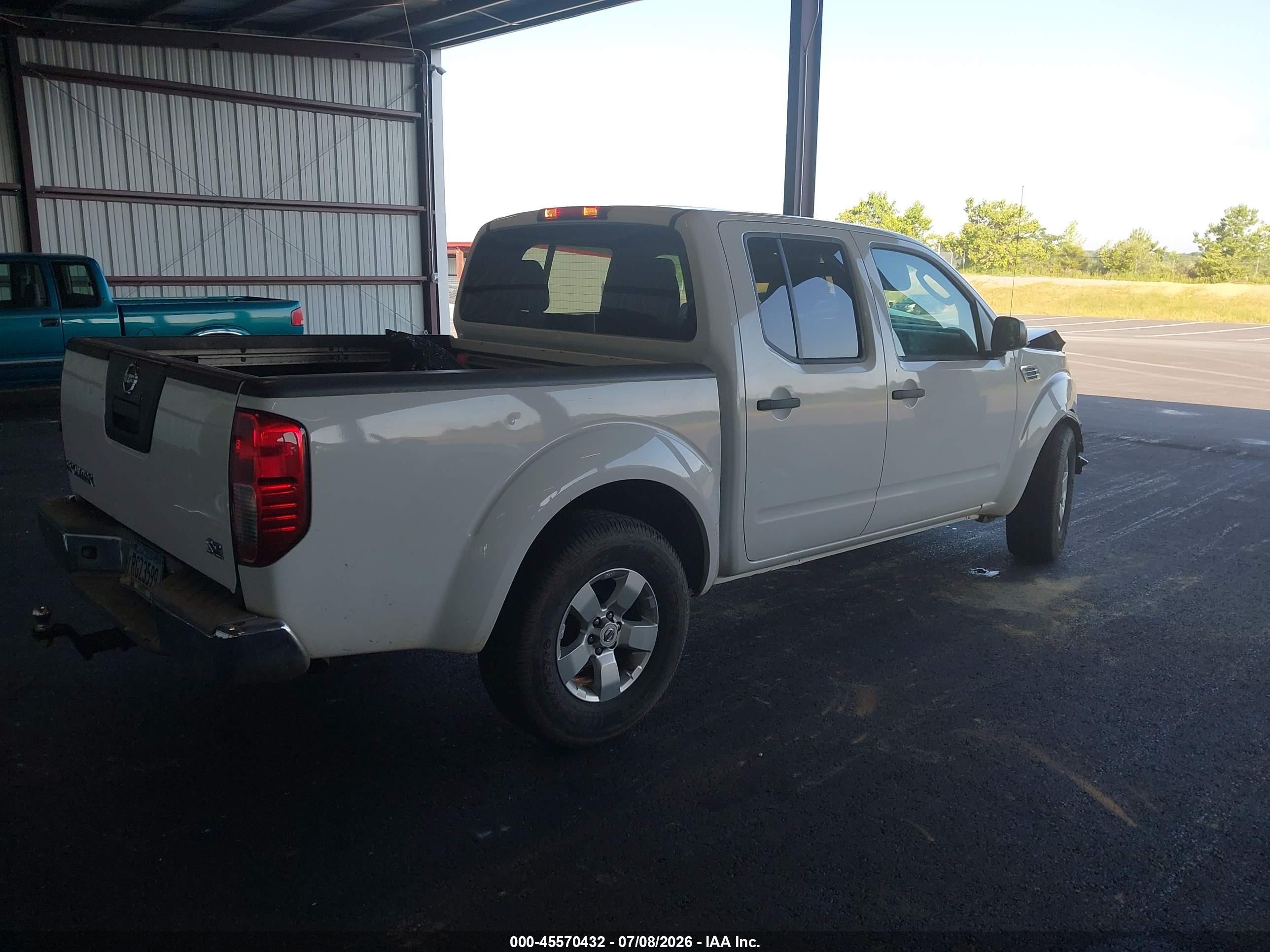 2010 Nissan Frontier Se White vin: 1N6AD0ER5AC404036